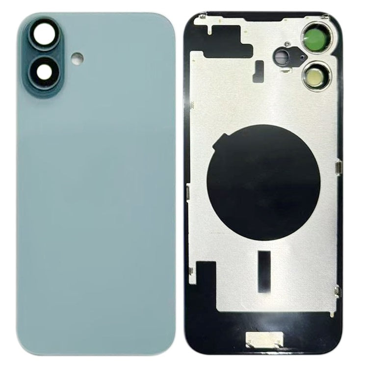 Back Glass Panel for for Apple iPhone 16 Plus Green with Camera Lens - EGFix