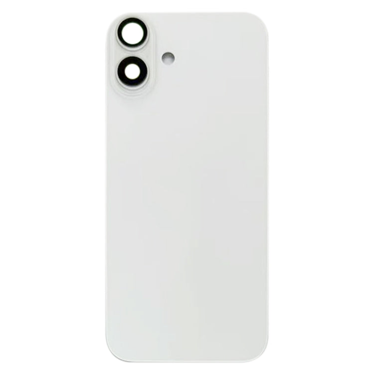 Back Glass Panel for for Apple iPhone 16 Plus White with Camera Lens - EGFix