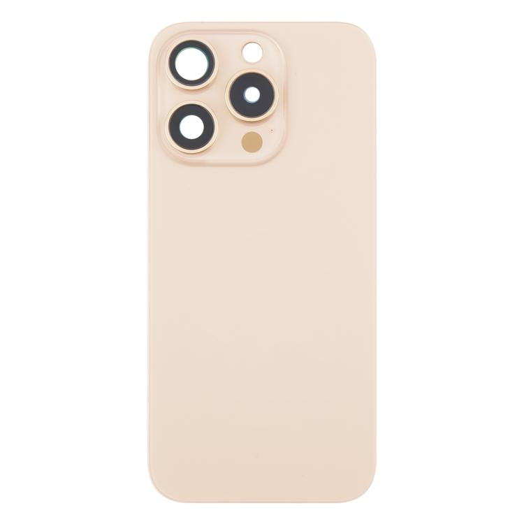 Back Glass Panel for for Apple iPhone 16 Pro Max Gold with Camera Lens - EGFix