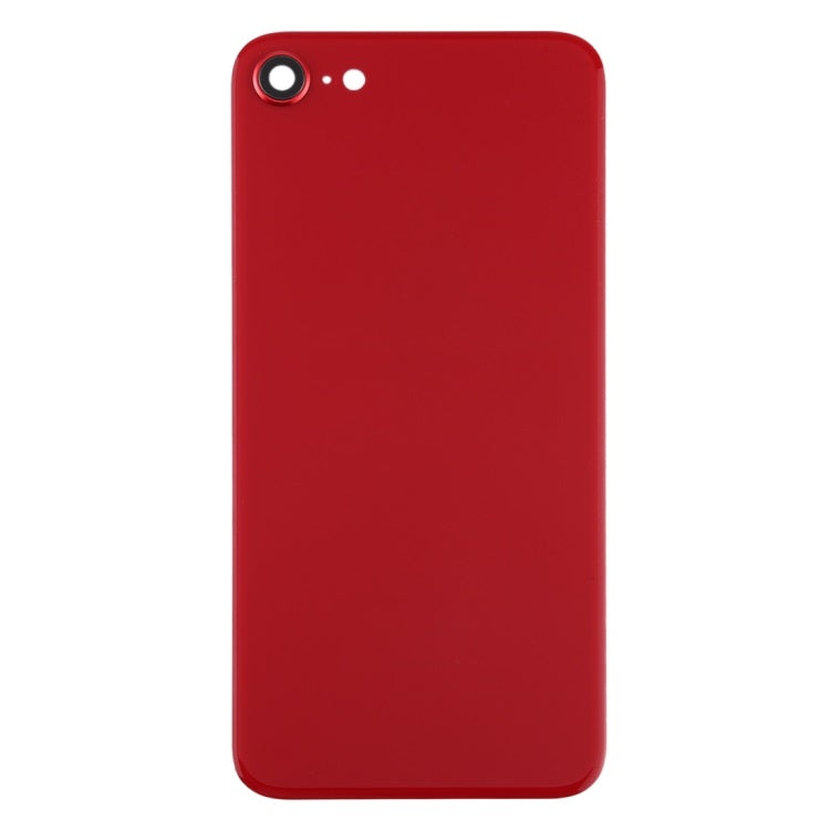 Back Glass Panel for for Apple iPhone SE 2020 Red with Camera Lens - EGFix