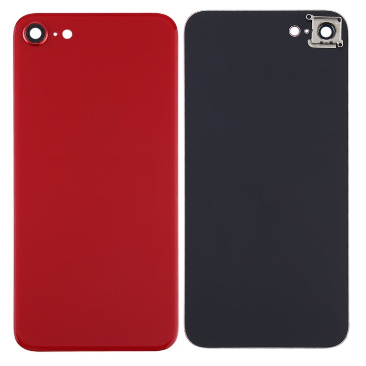 Back Glass Panel for for Apple iPhone SE 2020 Red with Camera Lens - EGFix