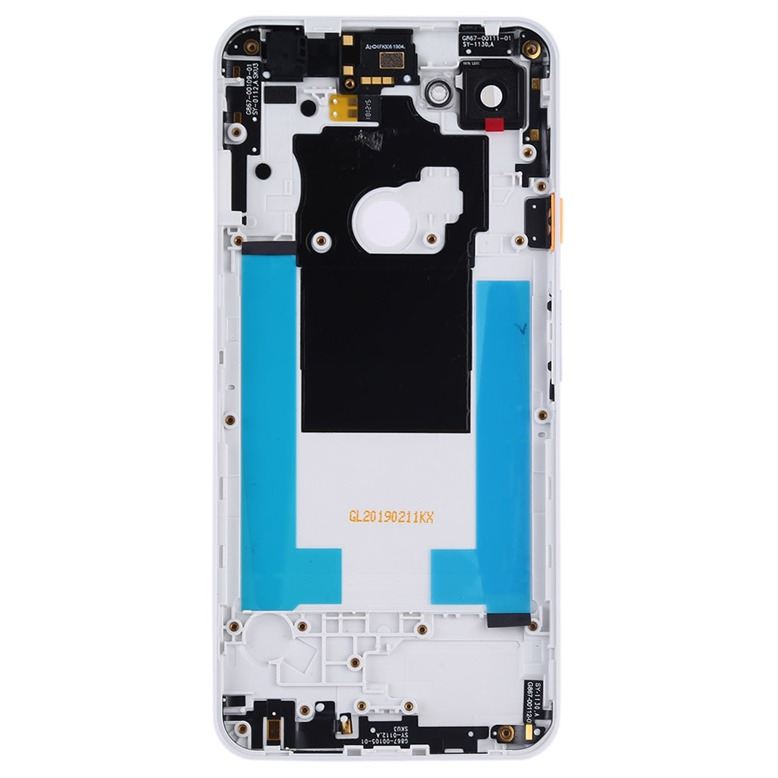 Back Glass Panel for Google Pixel 3a XL White with Camera Lens EGFix