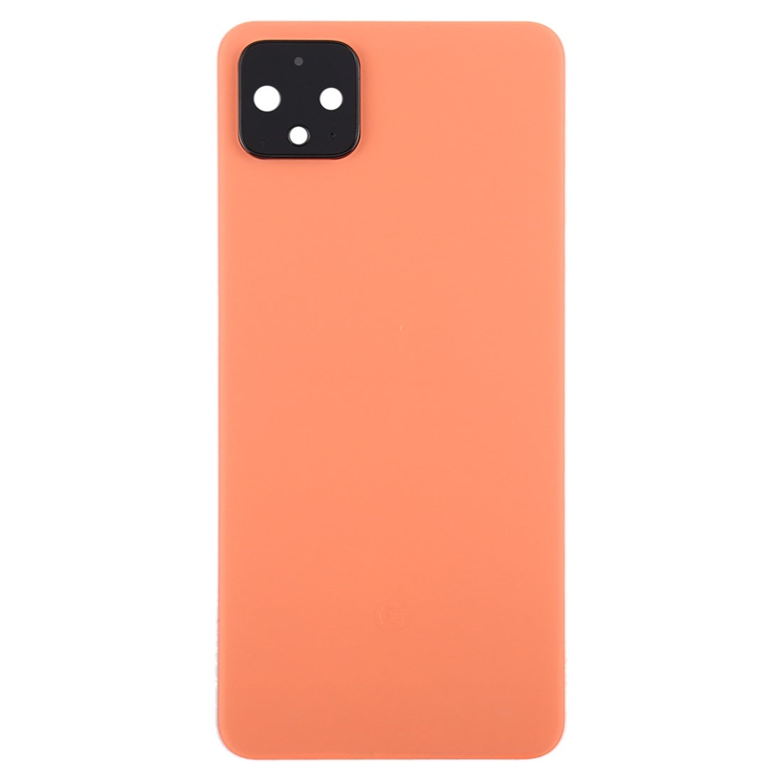 Back Glass Panel for Google Pixel 4 Orange with Camera Lens - EGFix