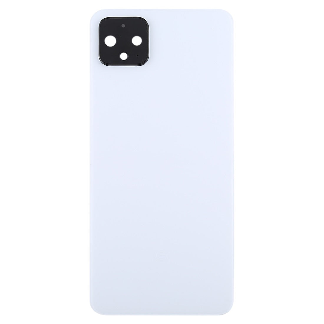 Back Glass Panel for Google Pixel 4 White with Camera Lens - EGFix