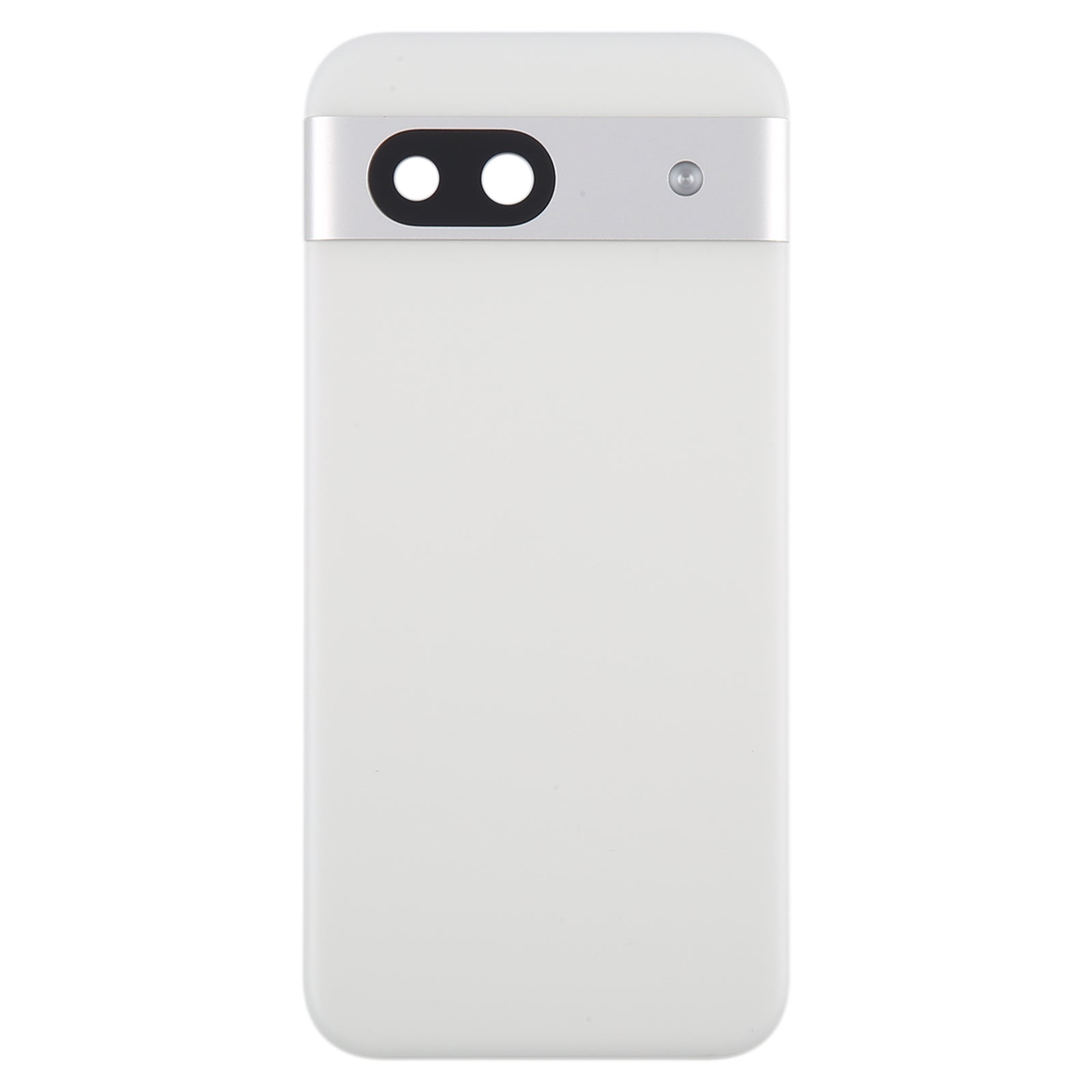 Back Panel for Google Pixel 8a Silver with Camera Lens