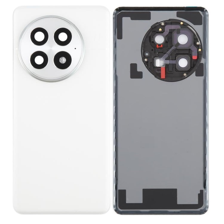 Back Glass Panel for Oneplus 13 White with Camera Lens