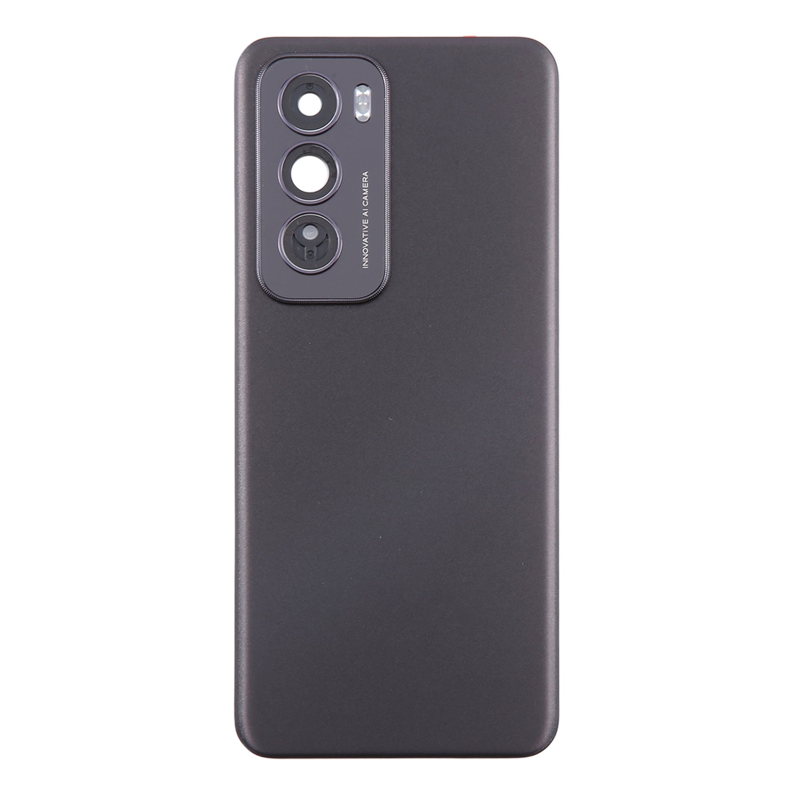 Back Glass Panel for Oppo Reno 12 Black with Camera Lens