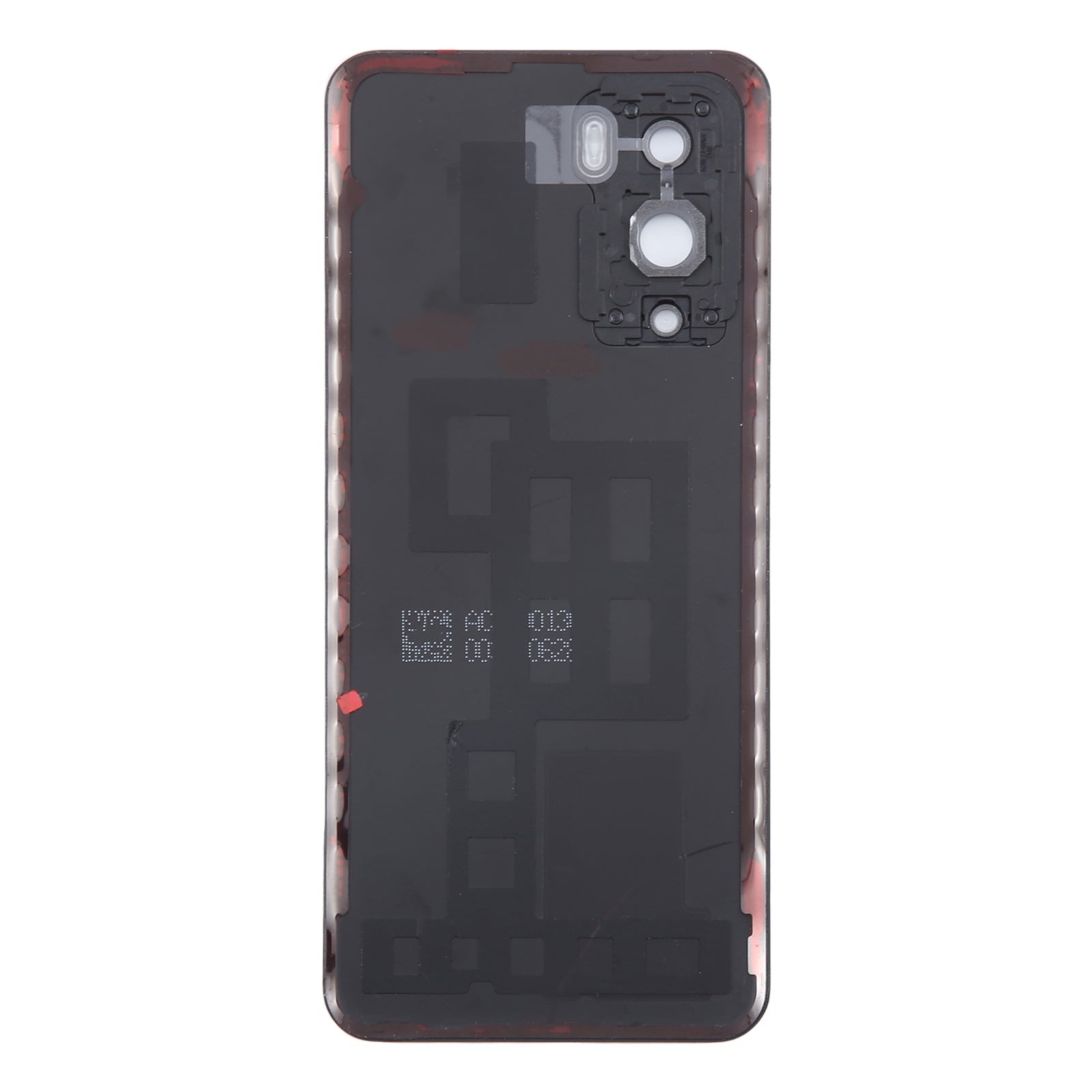 Back Glass Panel for Oppo Reno 12 Black with Camera Lens