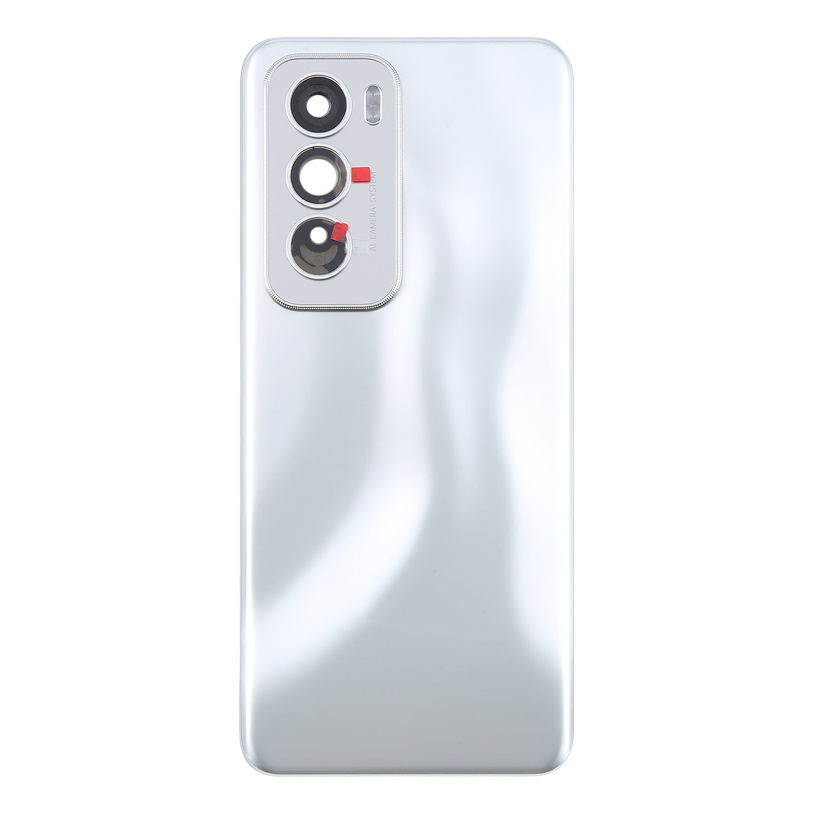 Back Glass Panel for Oppo Reno 12 Silver with Camera Lens