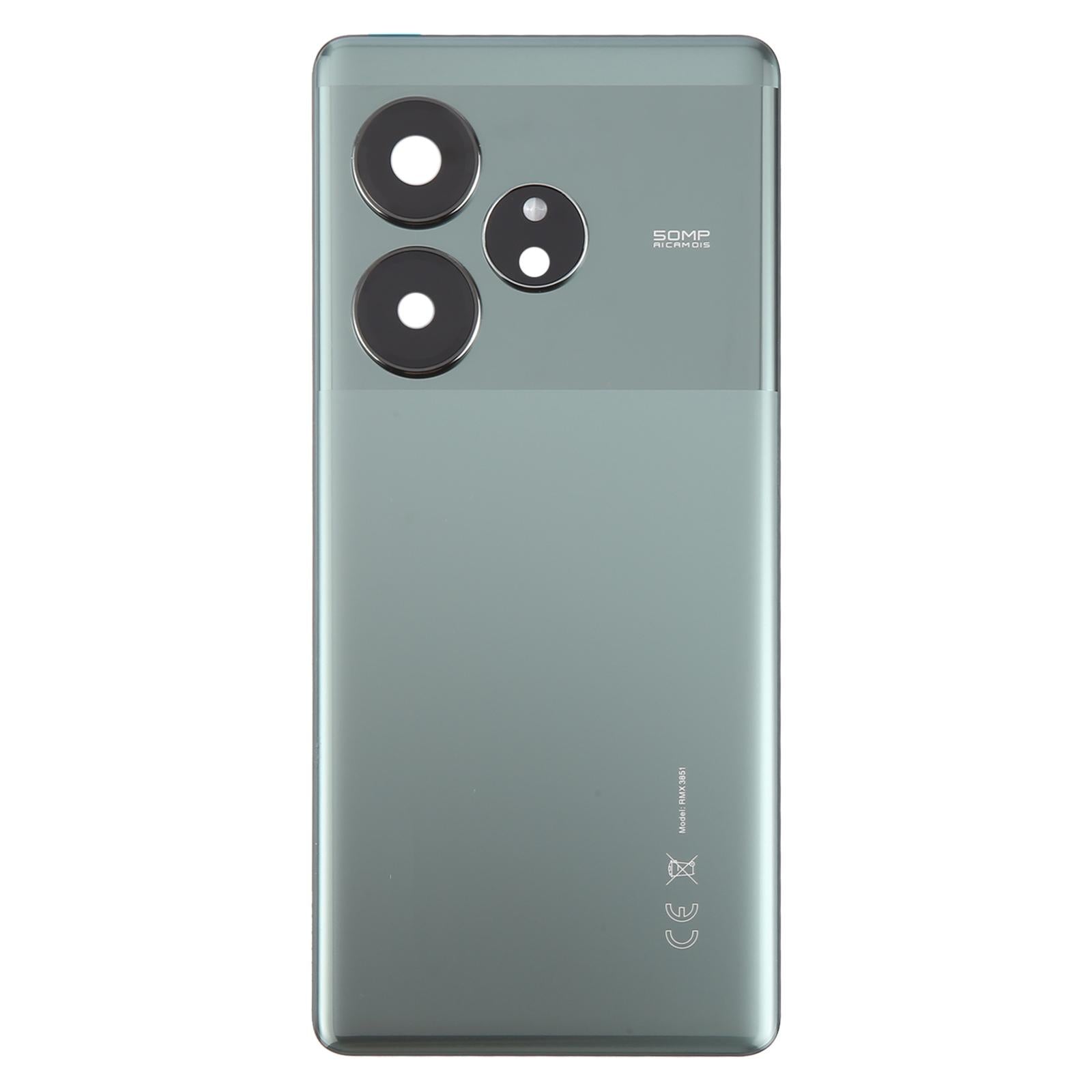 Back Glass Panel for Realme GT 6 5G Green with Camera Lens