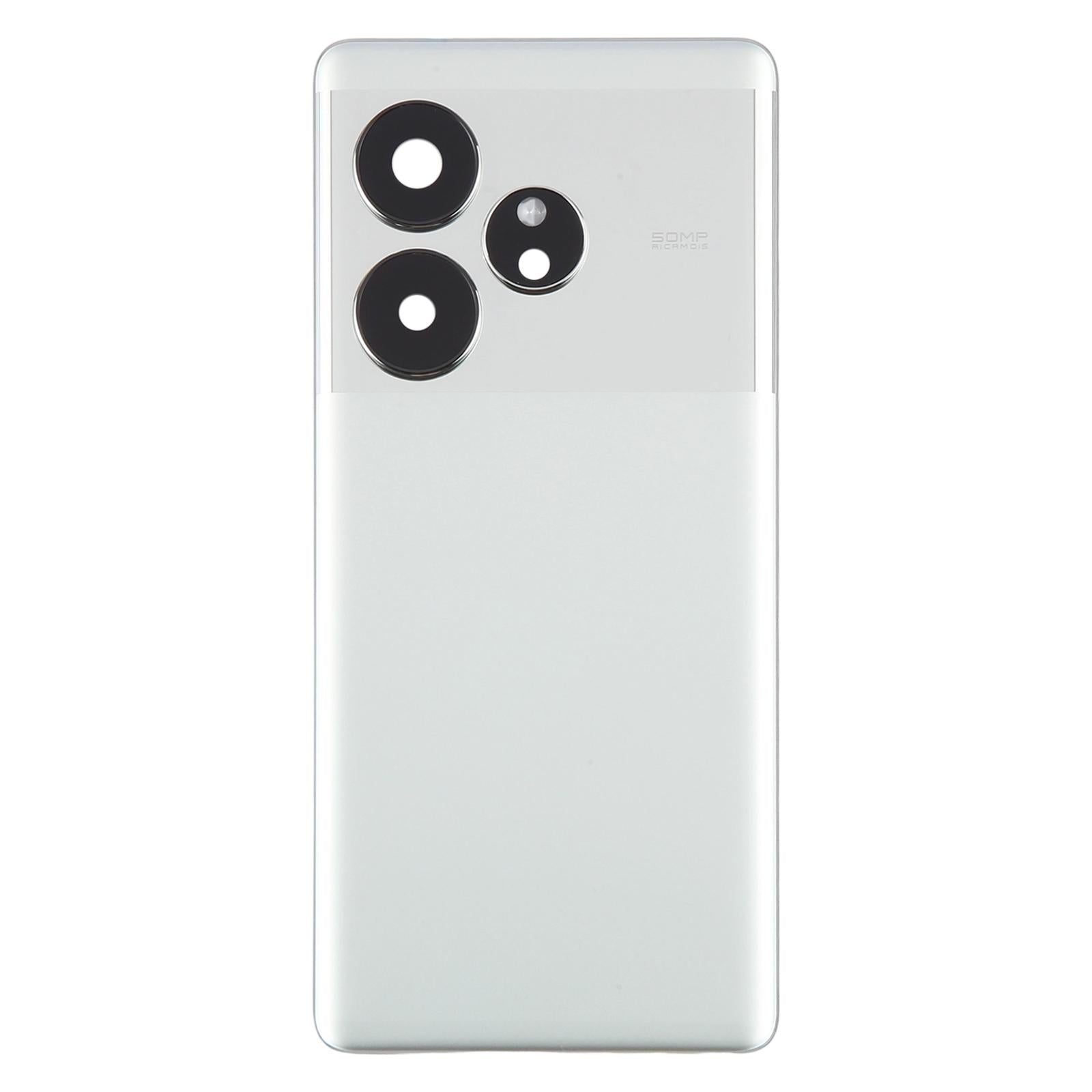 Back Glass Panel for Realme GT 6 5G Silver with Camera Lens