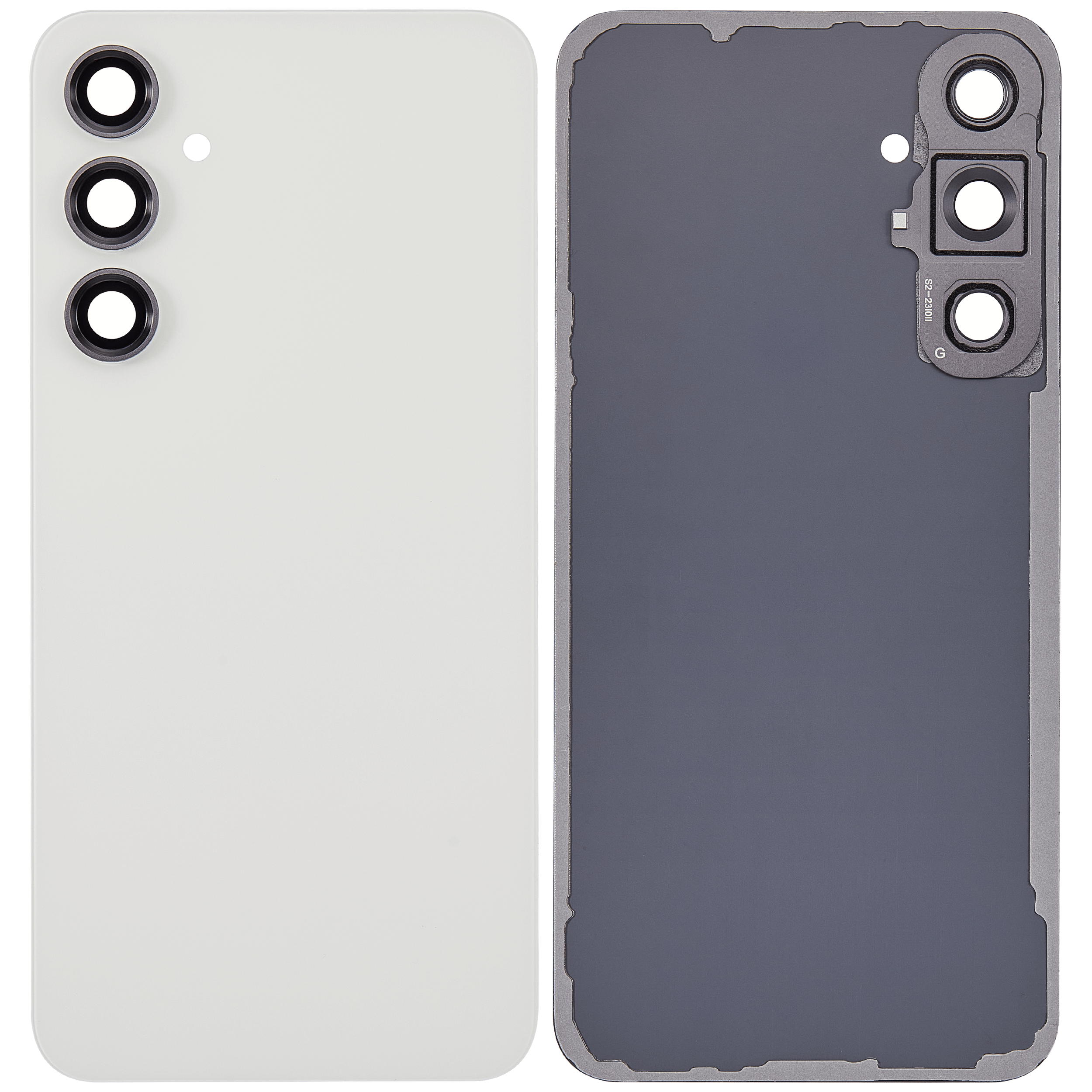 Back Glass Panel for Samsung Galaxy S23 FE 5G Cream with Camera Lens