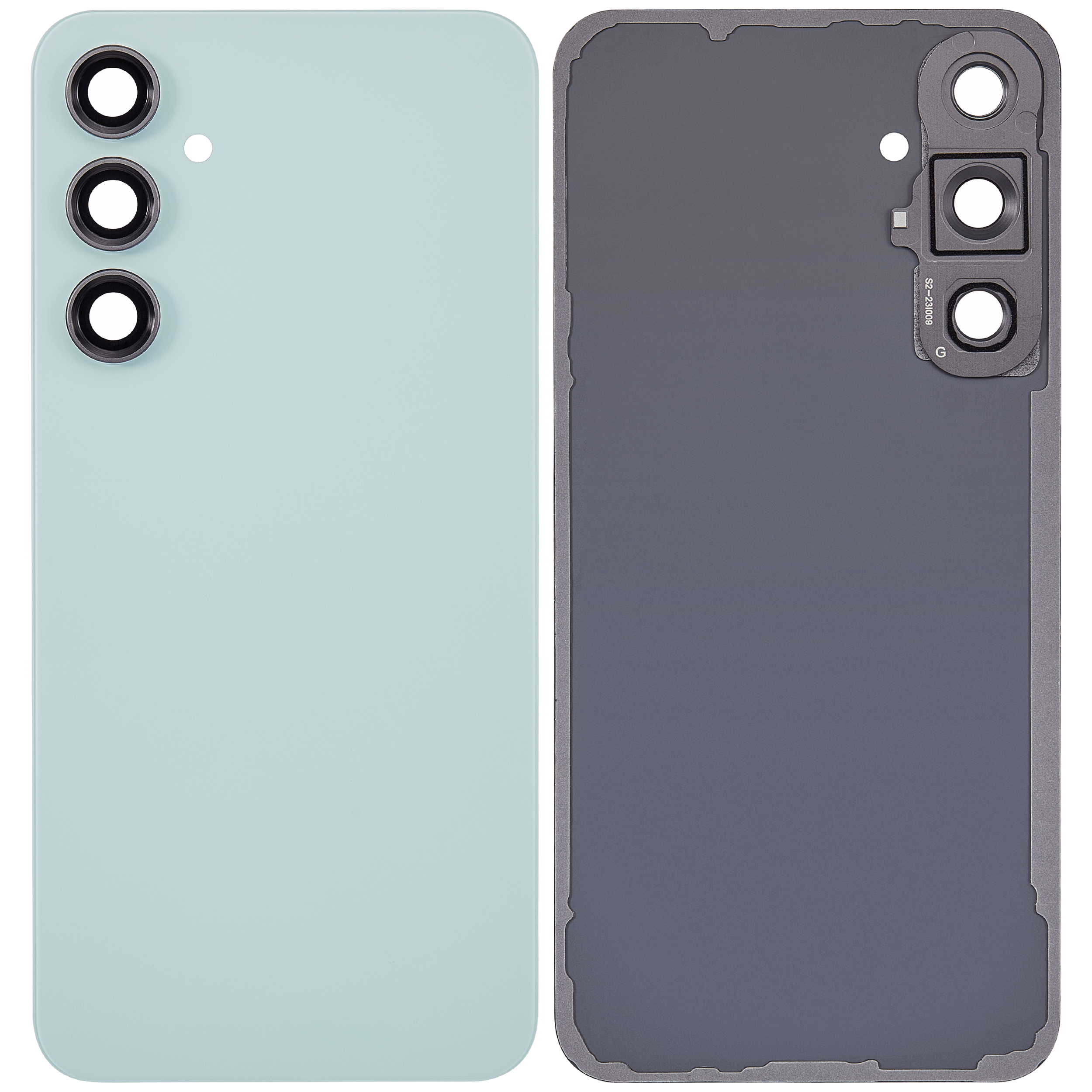 Back Glass Panel for Samsung Galaxy S23 FE 5G Mint with Camera Lens