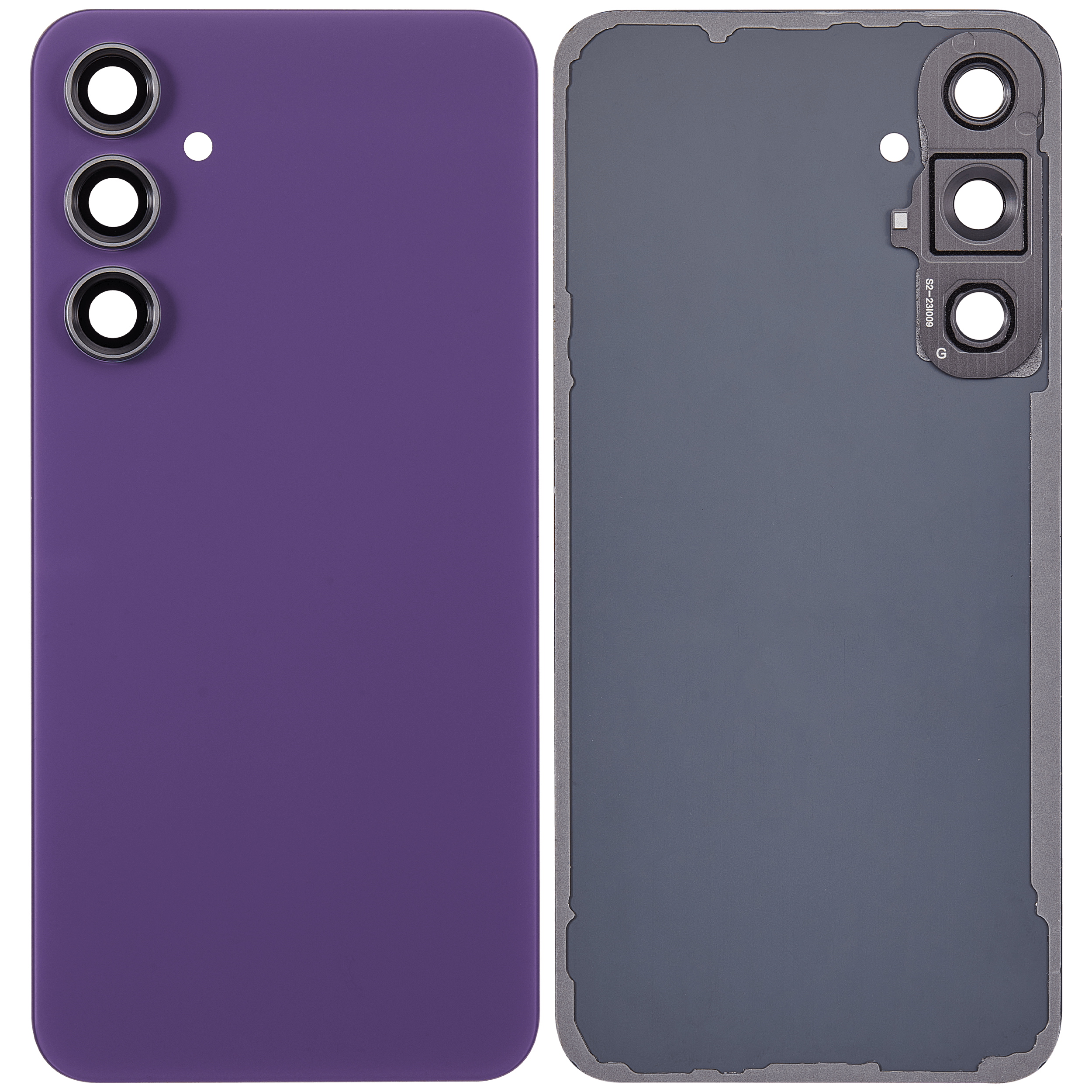 Back Glass Panel for Samsung Galaxy S23 FE 5G Purple with Camera Lens EGFix