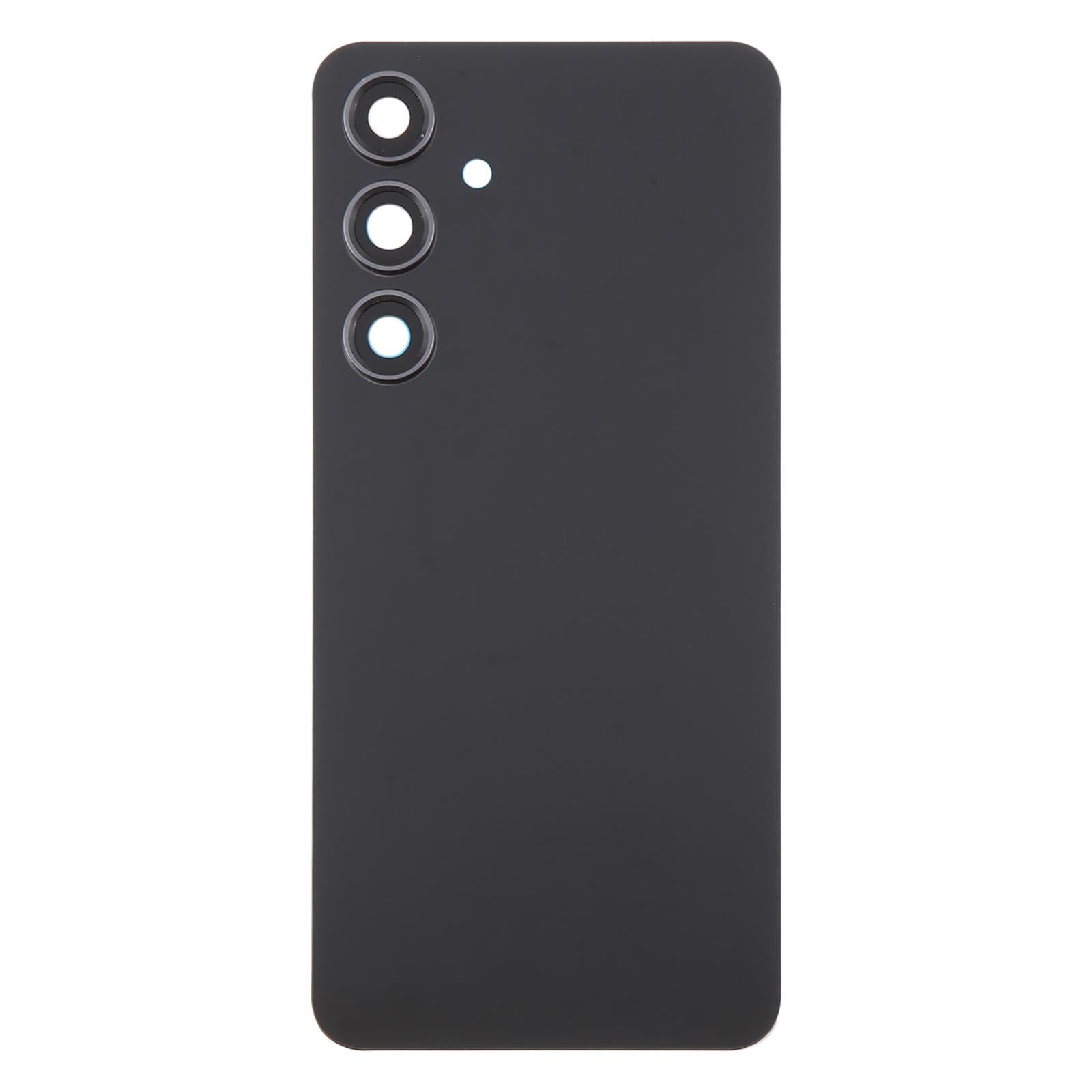 Back Glass Panel for Samsung Galaxy S24 FE 5G Black with Camera Lens