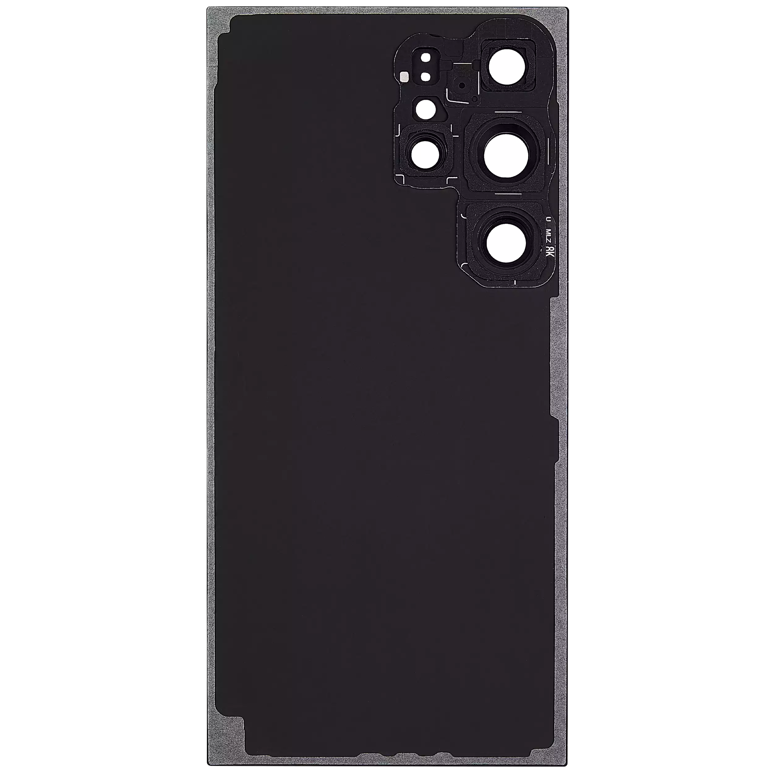 Back Glass Panel for Samsung Galaxy S24 Ultra 5G Titanium Black with Camera Lens EGFix