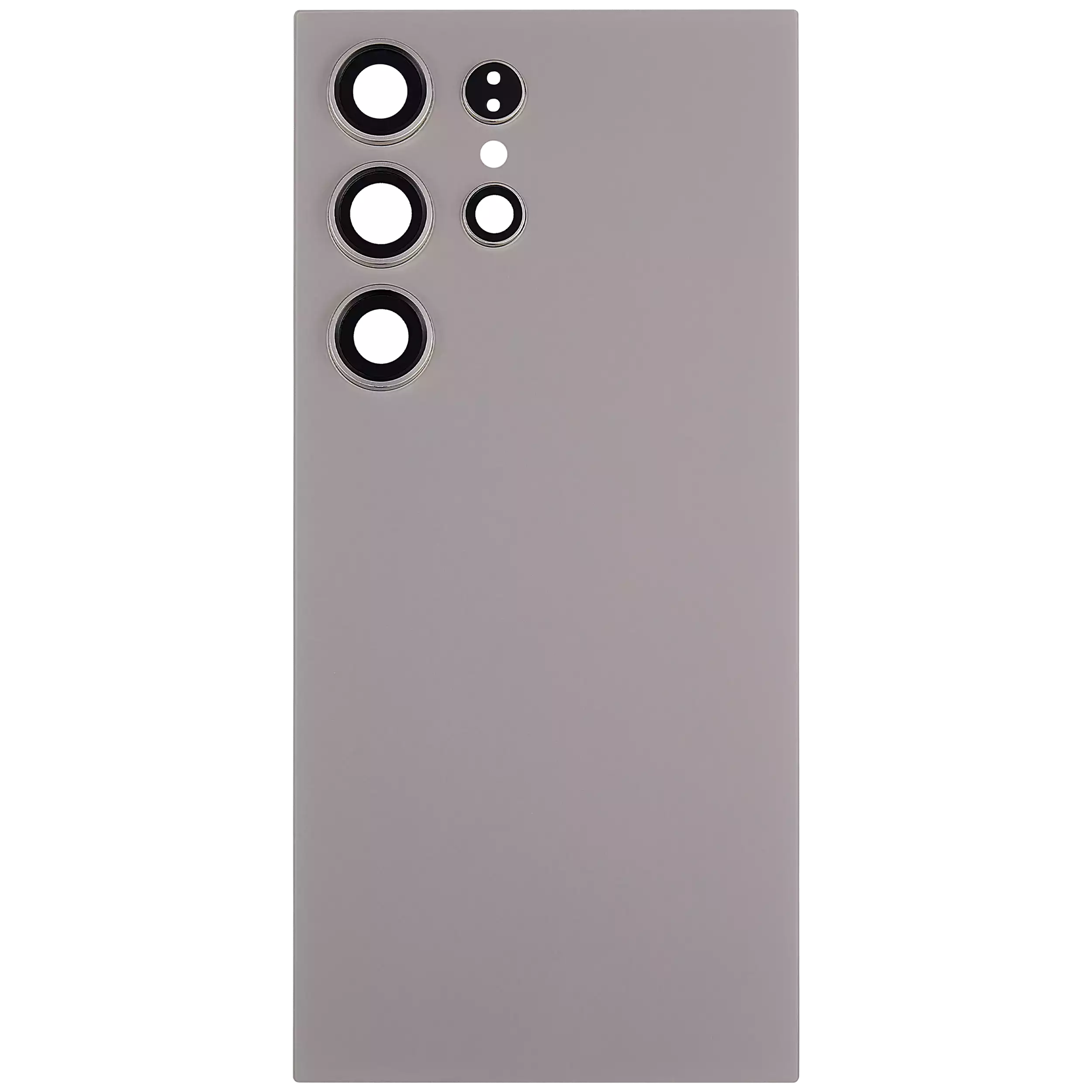 Back Glass Panel for Samsung Galaxy S24 Ultra 5G Titanium Gray with Camera Lens EGFix