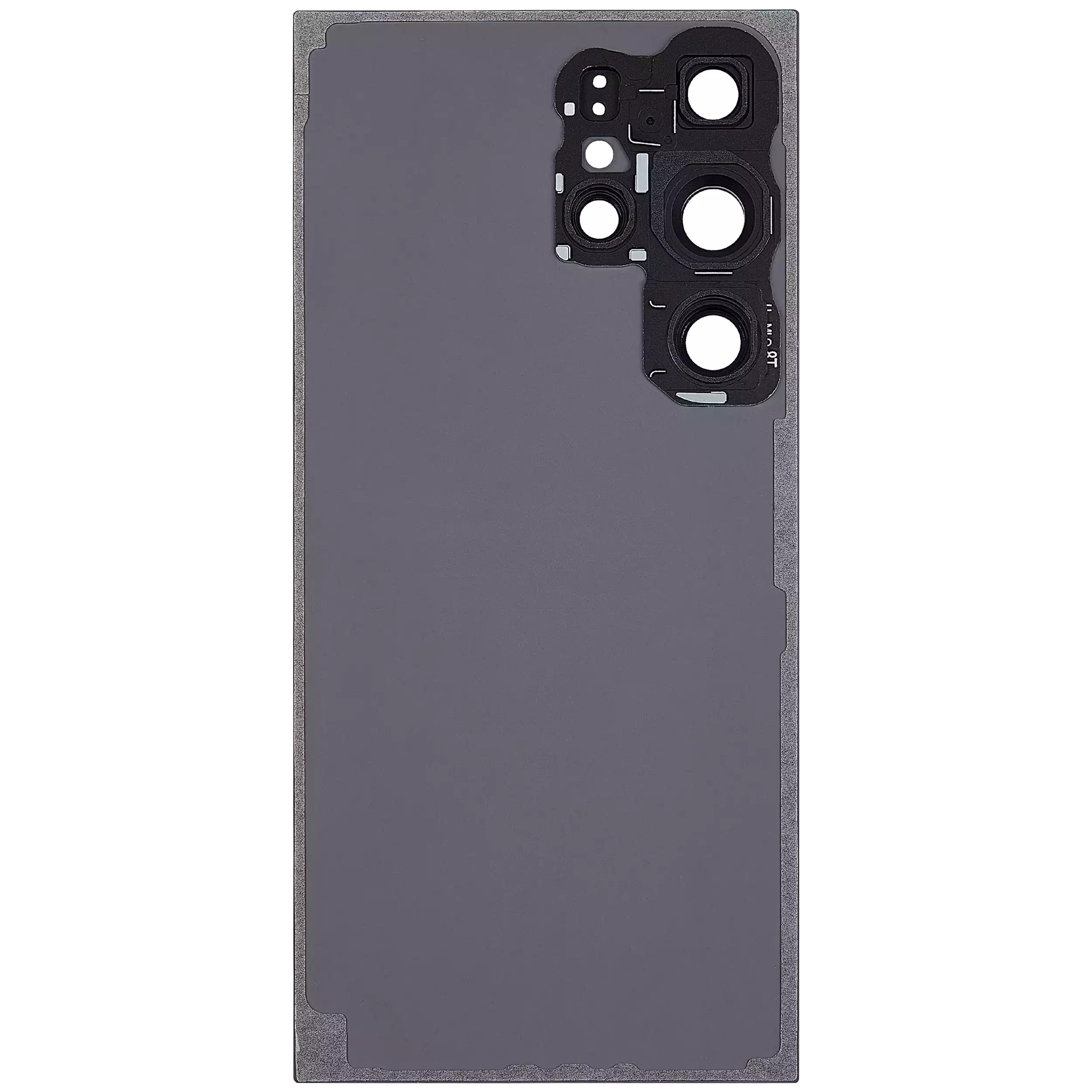 Back Glass Panel for Samsung Galaxy S24 Ultra 5G Titanium Gray with Camera Lens EGFix