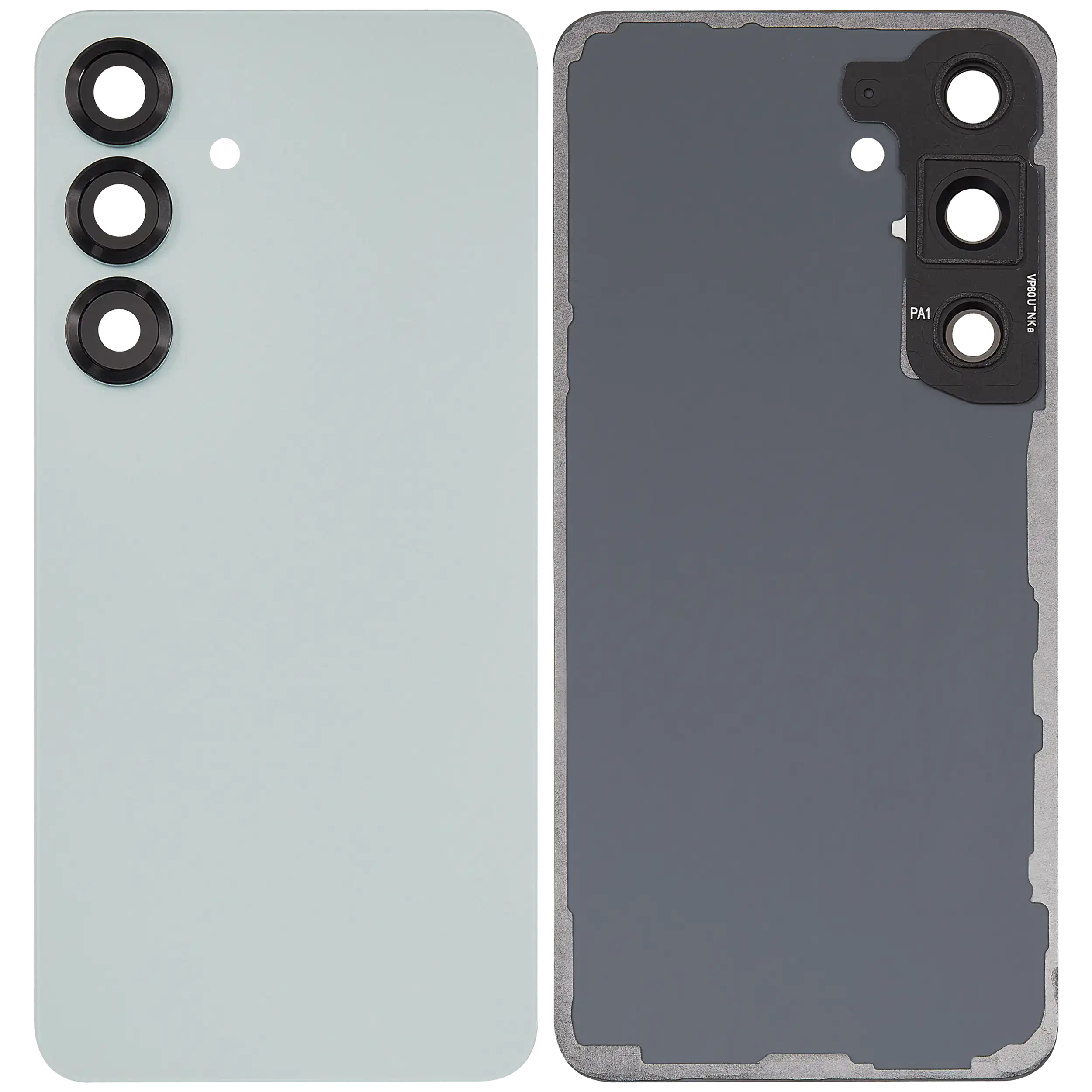 Back Glass Panel for Samsung Galaxy S25 5G Mint with Camera Lens