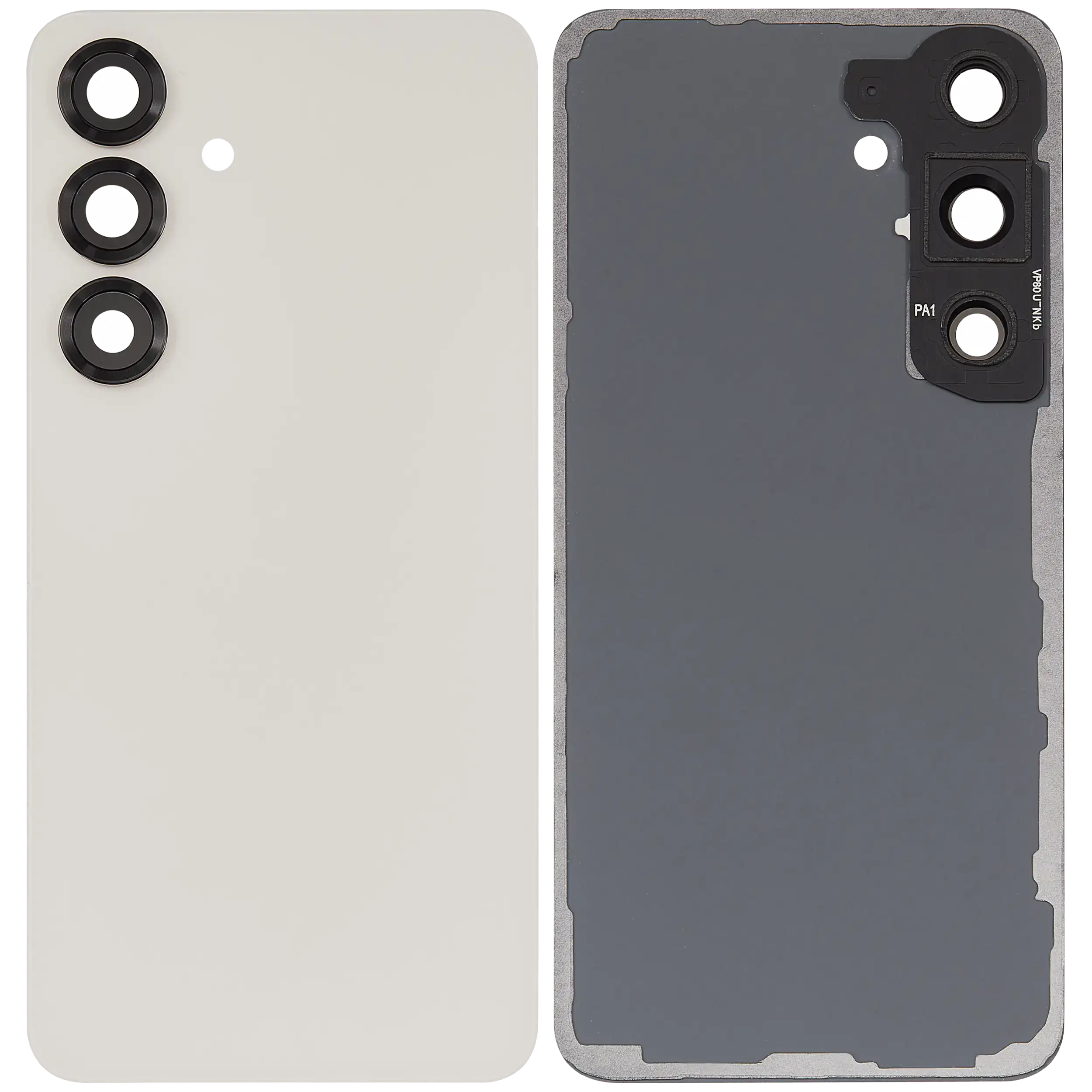 Back Glass Panel for Samsung Galaxy S25 5G Pink Gold with Camera Lens