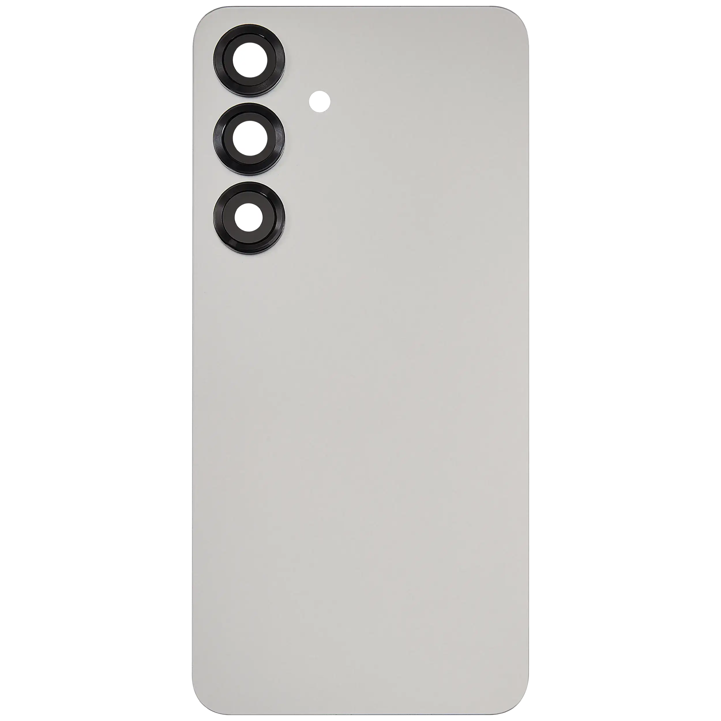 Back Glass Panel for Samsung Galaxy S25 5G Silver Shadow with Camera Lens EGFix