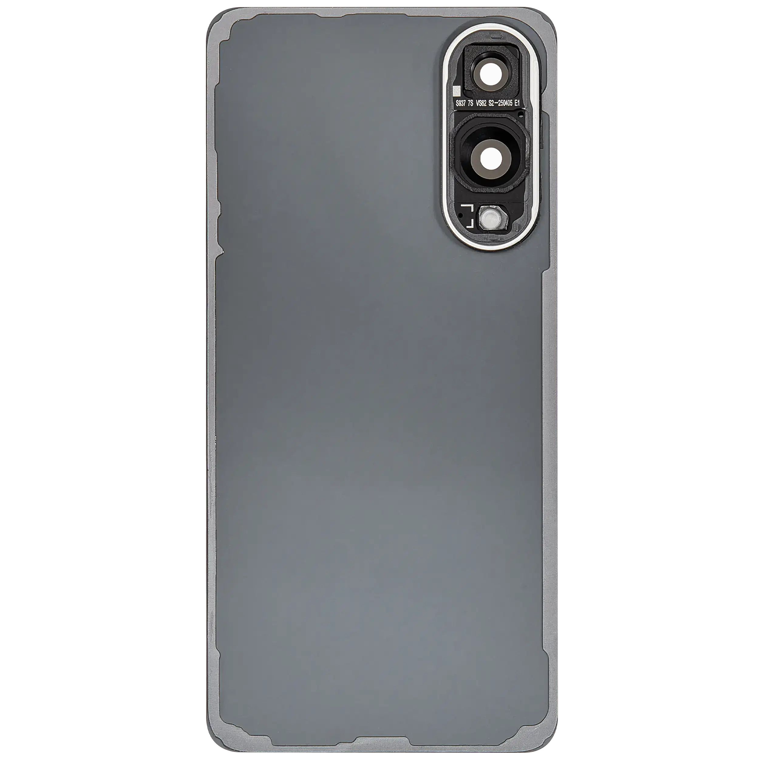 Back Glass Panel for Samsung Galaxy S25 Edge Titanium Silver with Camera Lens EGFix