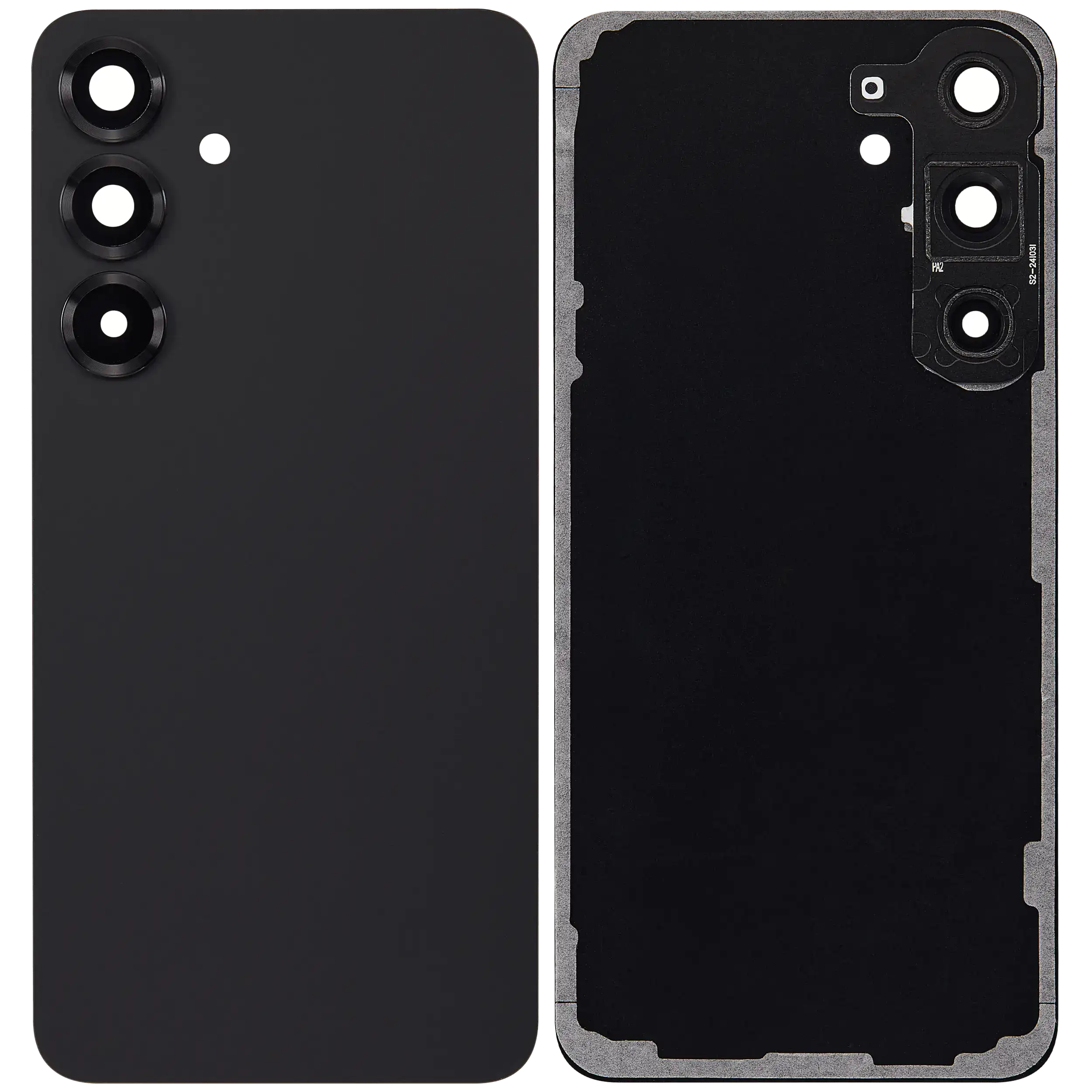 Back Glass Panel for Samsung Galaxy S25 Plus 5G Blue Black with Camera Lens