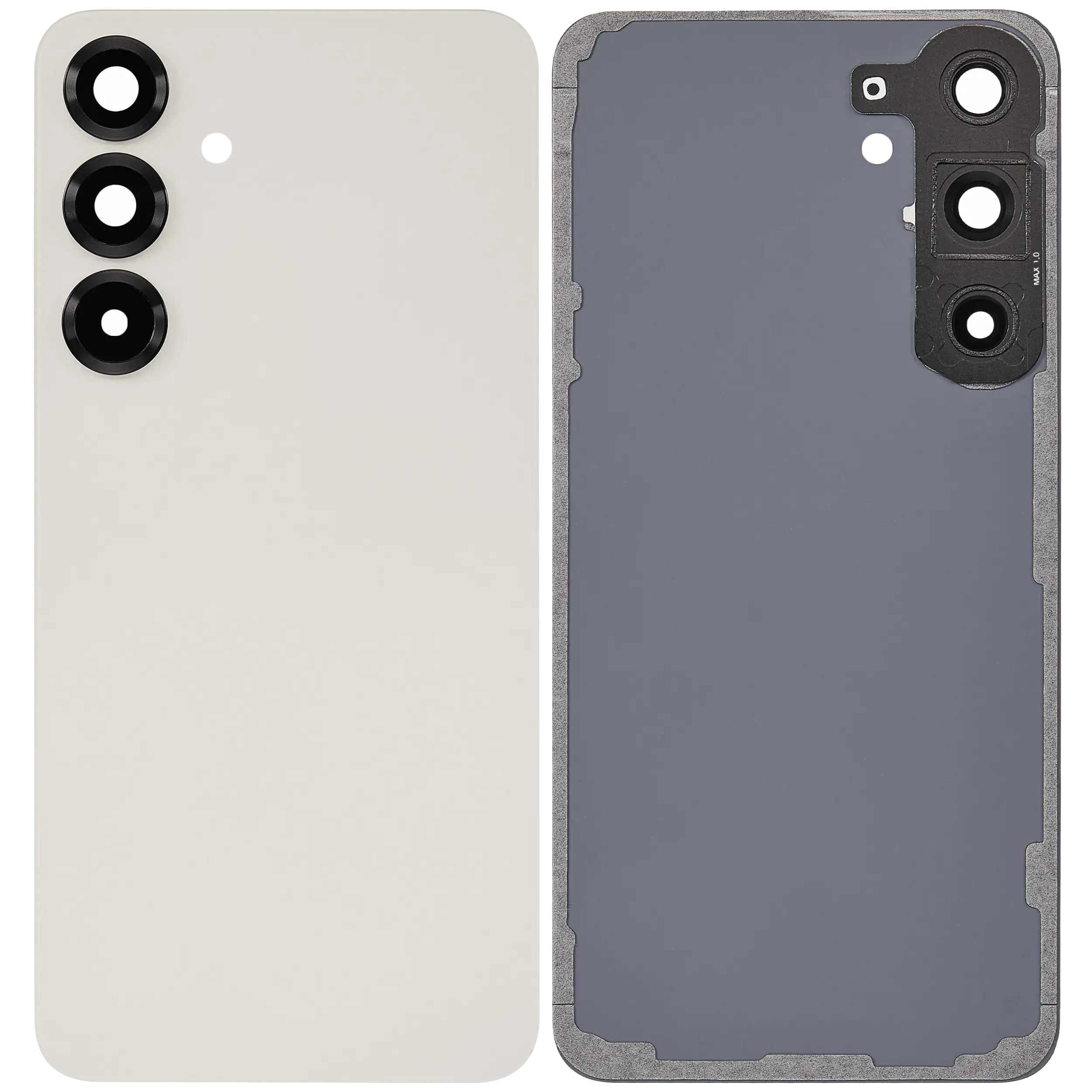 Back Glass Panel for Samsung Galaxy S25 Plus 5G Pink Gold with Camera Lens