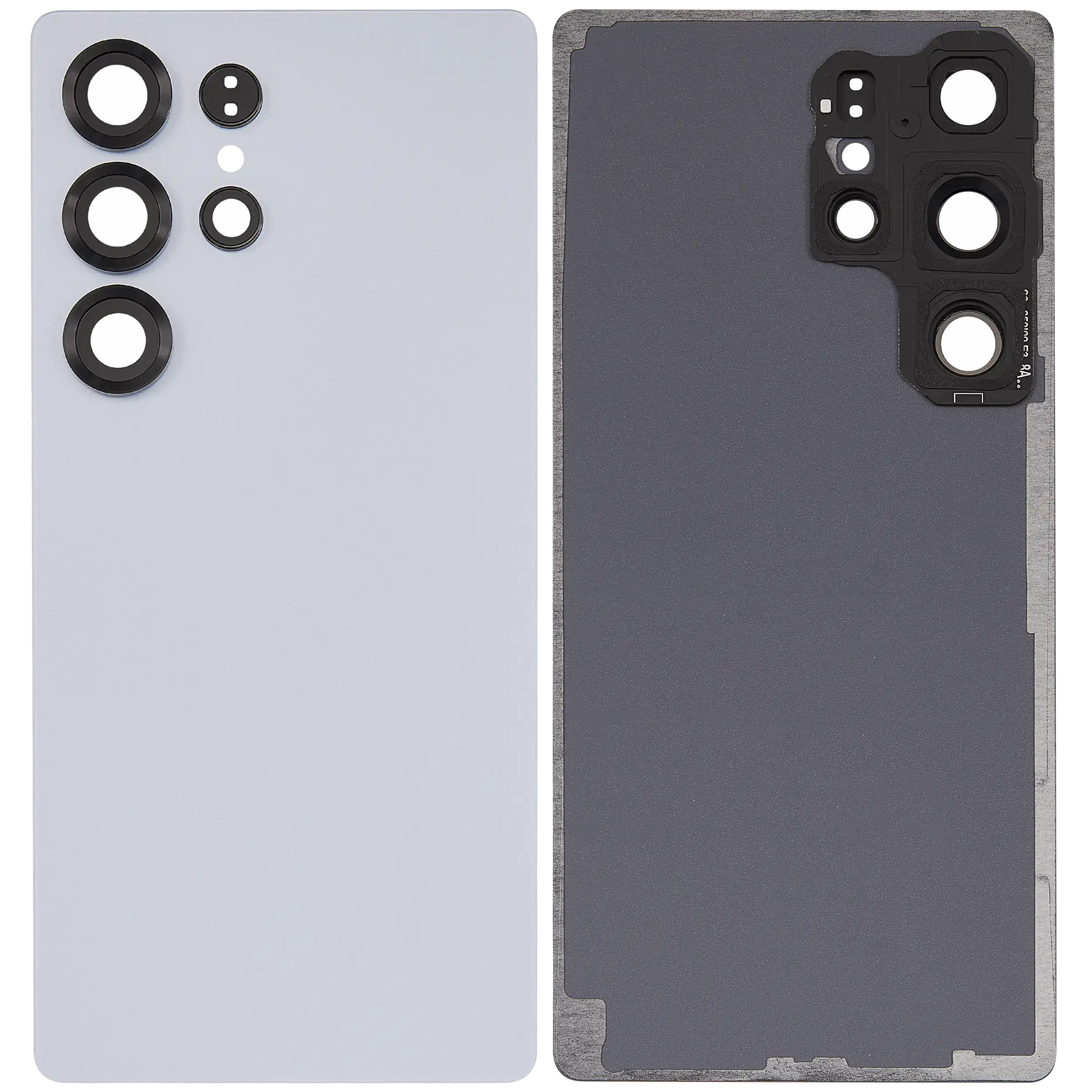 Back Glass Panel for Samsung Galaxy S25 Ultra with Camera Lens Blue