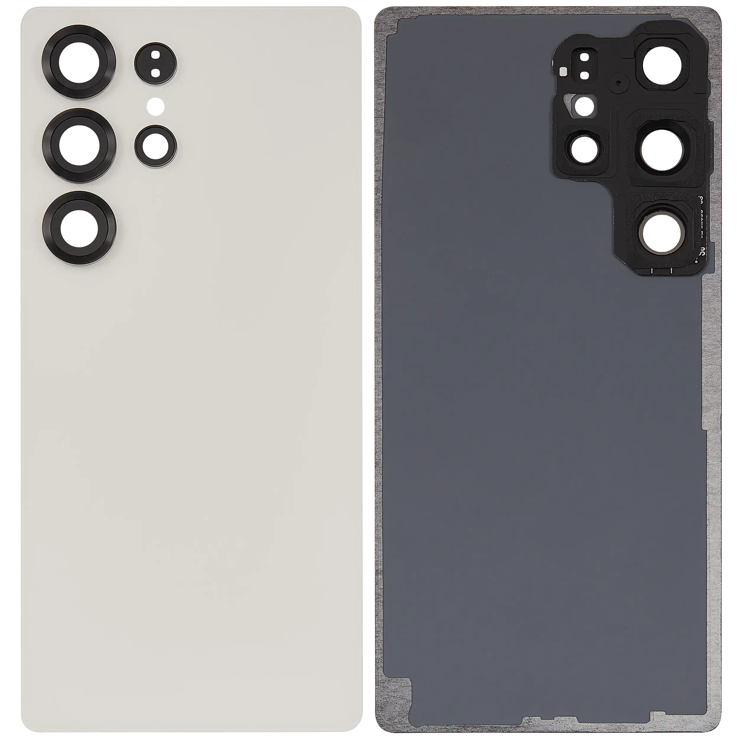 Back Glass Panel for Samsung Galaxy S25 Ultra with Camera Lens Gold