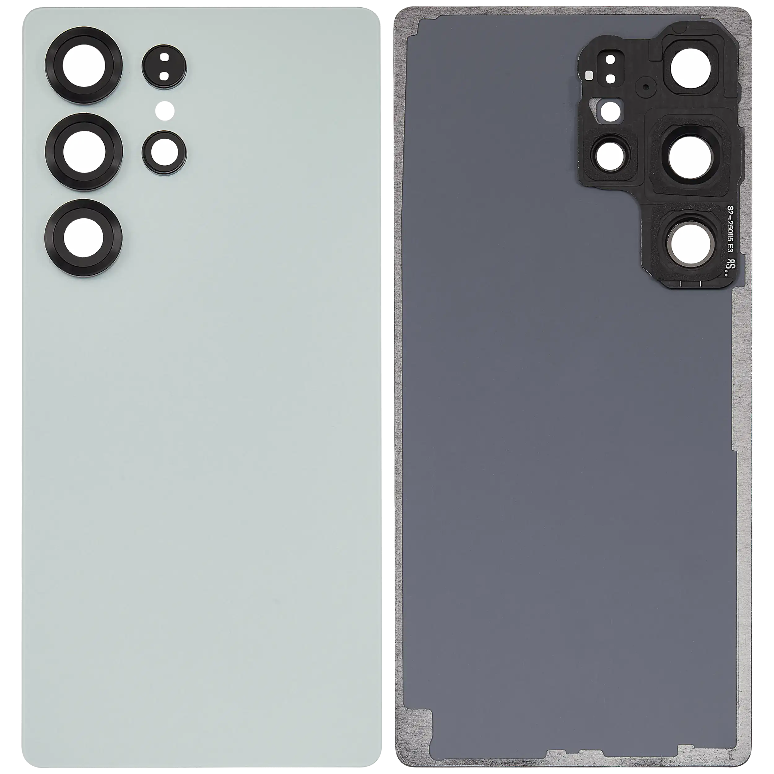 Back Glass Panel for Samsung Galaxy S25 Ultra with Camera Lens Green ...