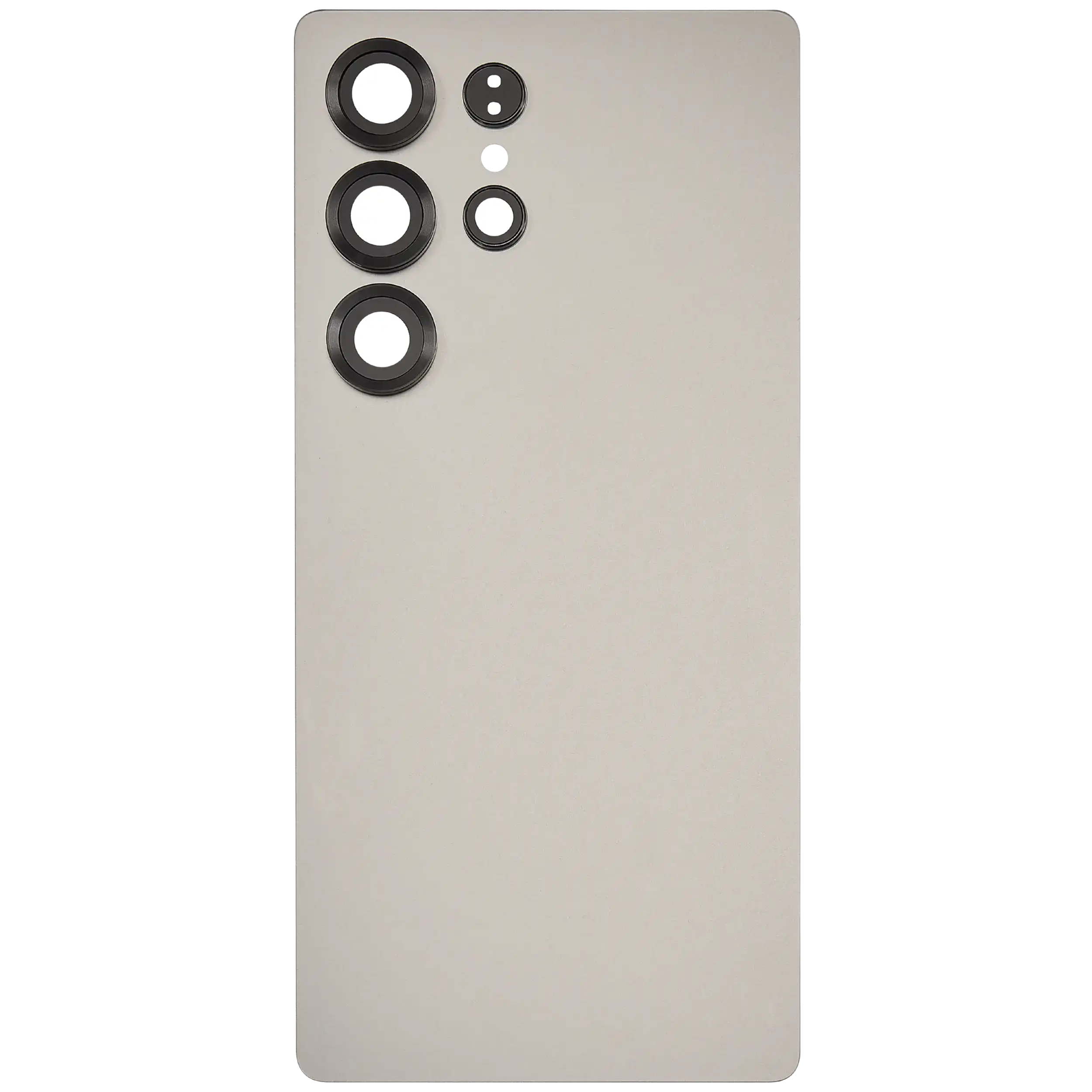 Back Glass Panel for Samsung Galaxy S25 Ultra with Camera Lens Grey