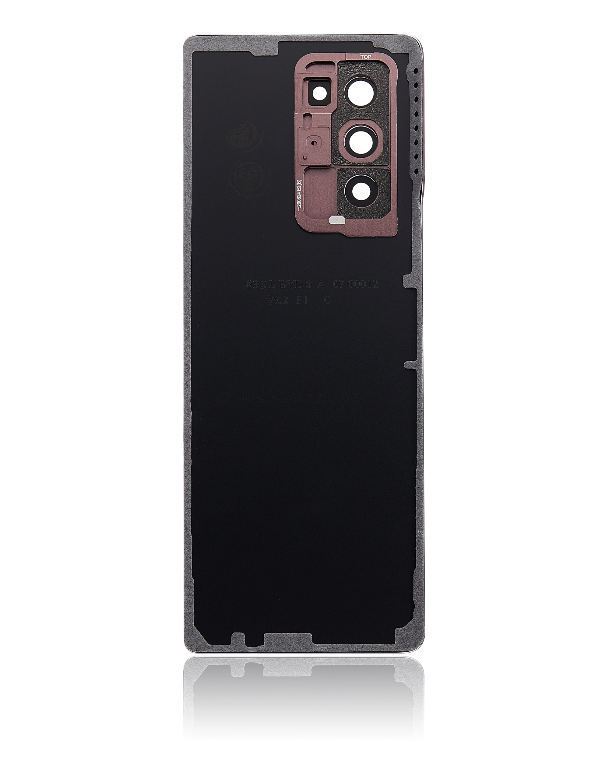 Back Glass Panel With Camera Lens for Samsung Galaxy Z Fold 2 5G Mystic Bronze - EGFix