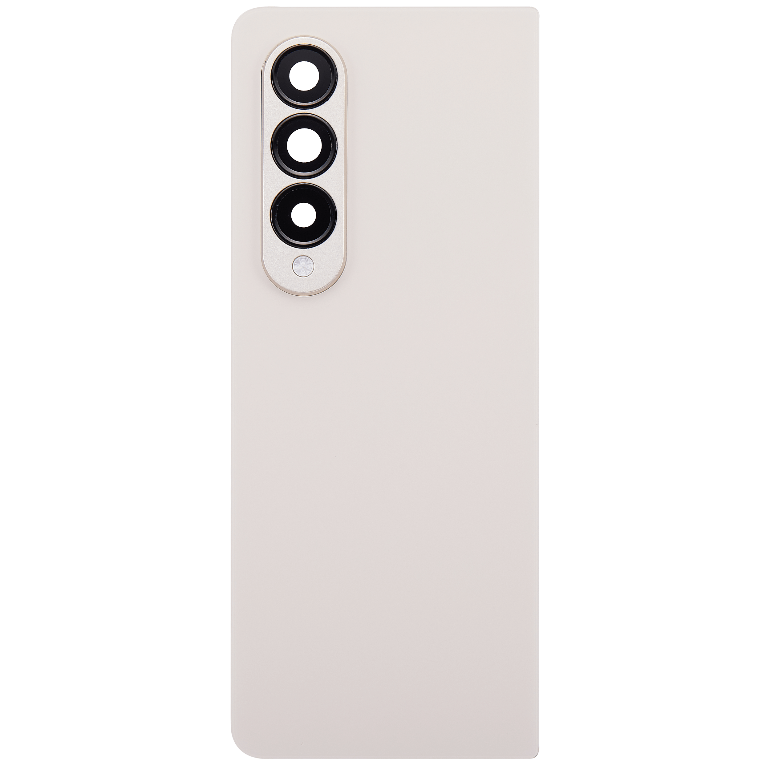 Back Glass Panel for Samsung Galaxy Z Fold 4 Beige with Camera Lens - EGFix