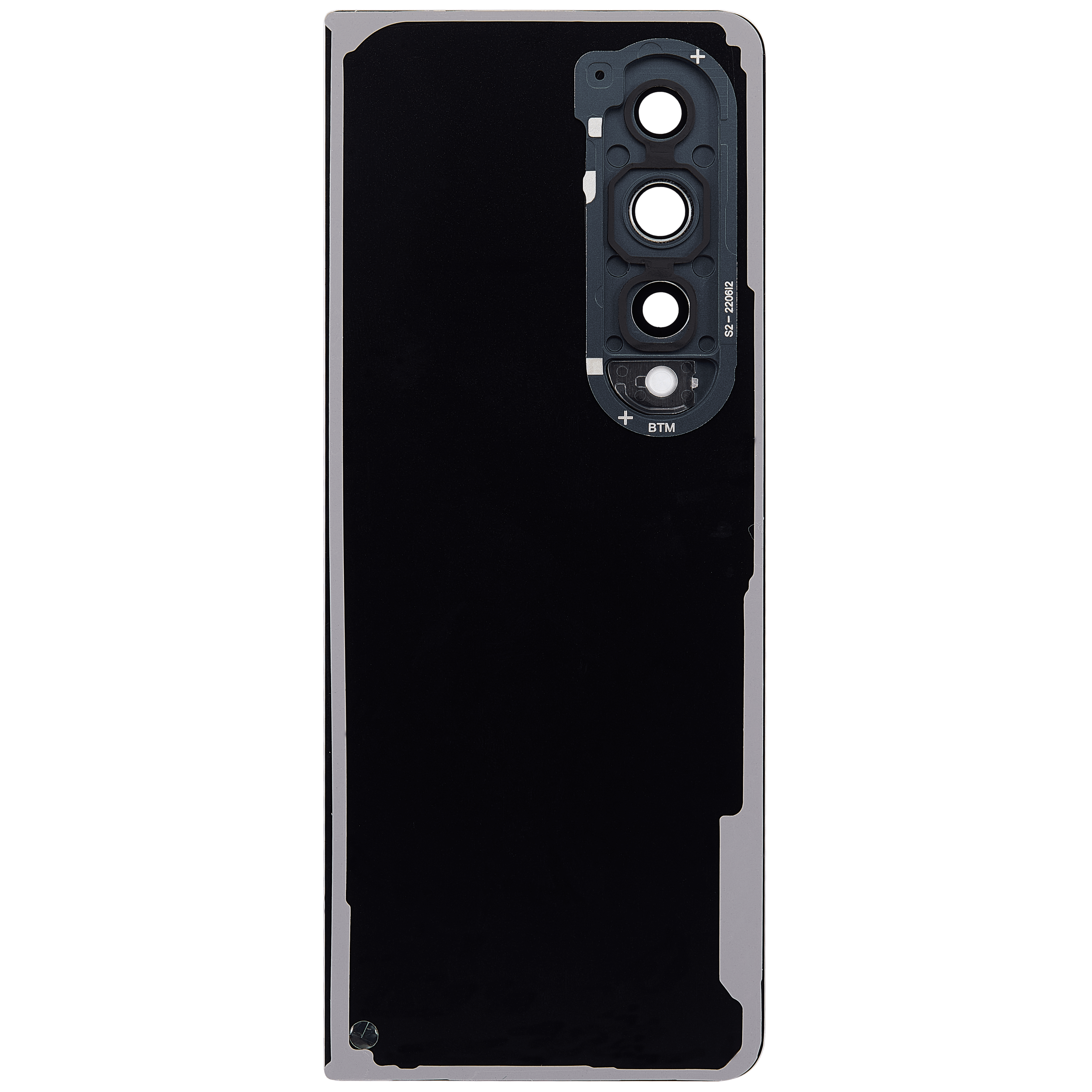 Back Glass Panel for Samsung Galaxy Z Fold 4 Graygreen with Camera Lens - EGFix