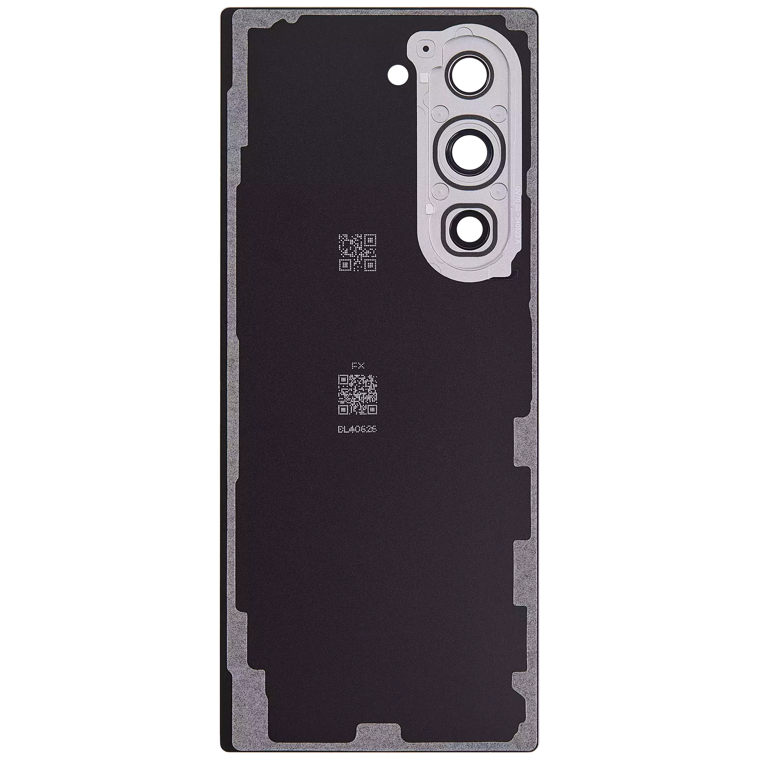 Back Glass Panel for Samsung Galaxy Z Fold 6 5G Silver with Camera Lens - EGFix