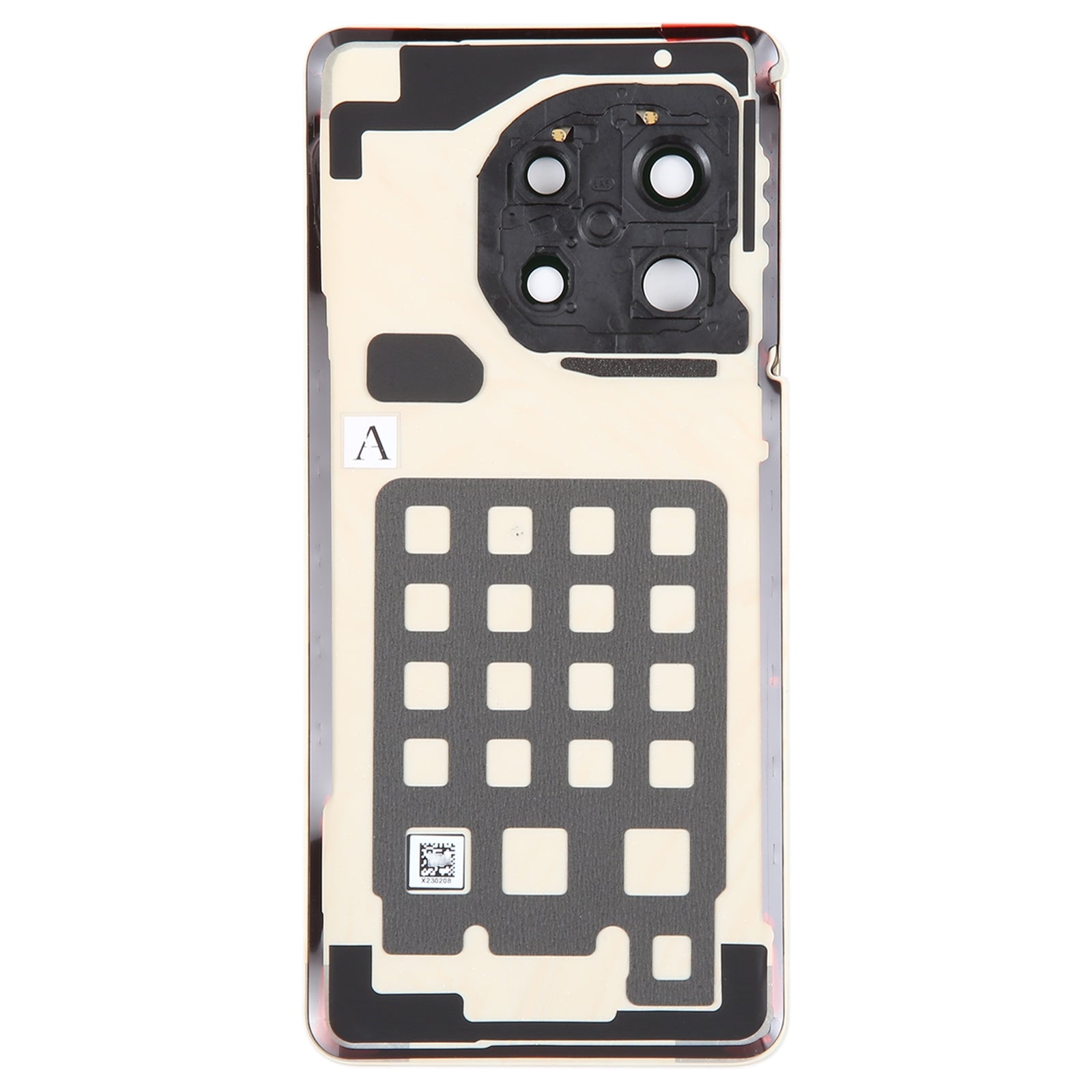 Back Glass Panel with Camera Lens for Oneplus 11 Gold - EGFix