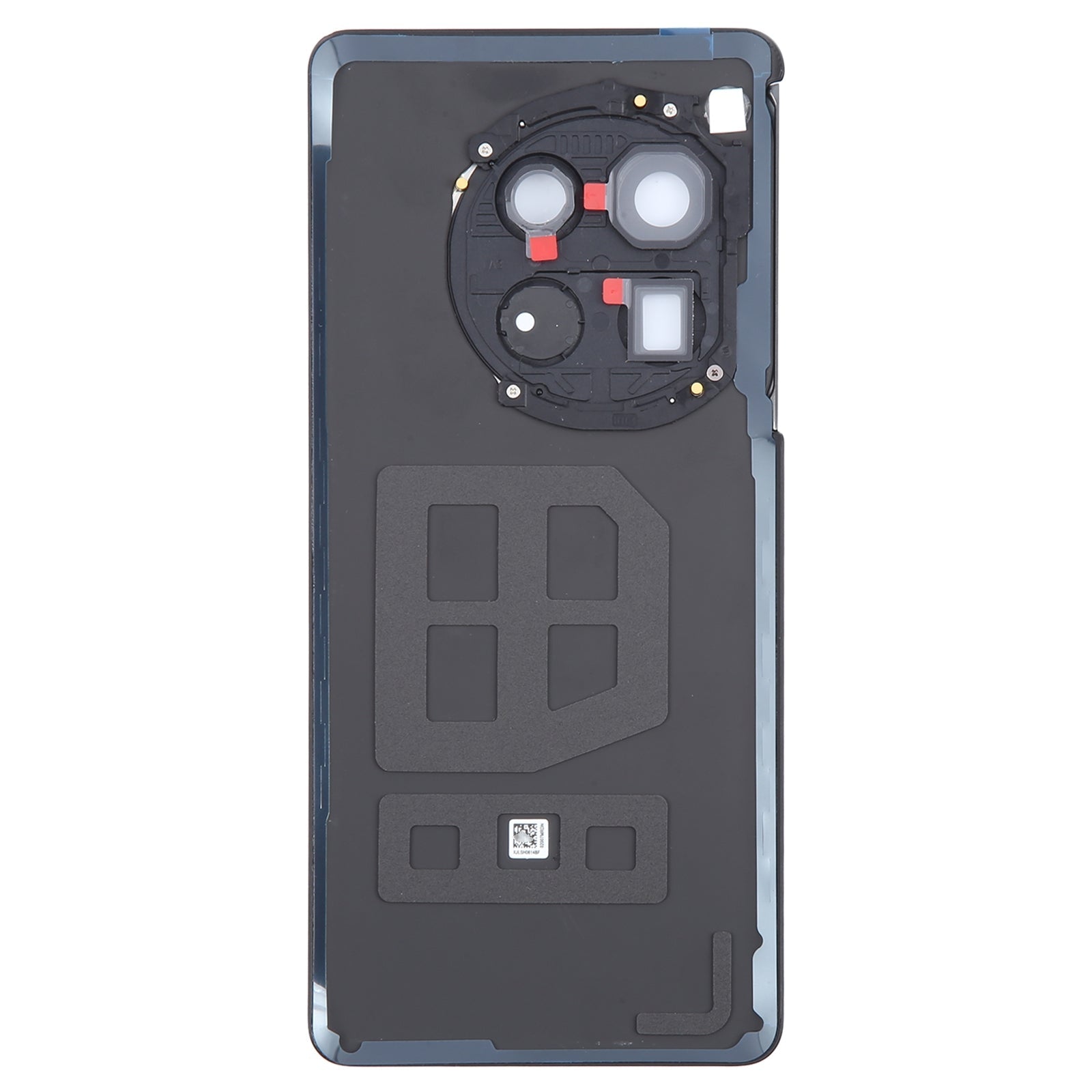 Back Glass Panel with Camera Lens for Oneplus 12 Black - EGFix