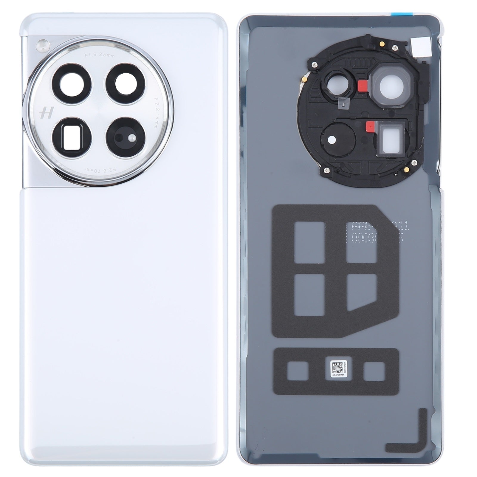 Back Glass Panel with Camera Lens for Oneplus 12 White - EGFix