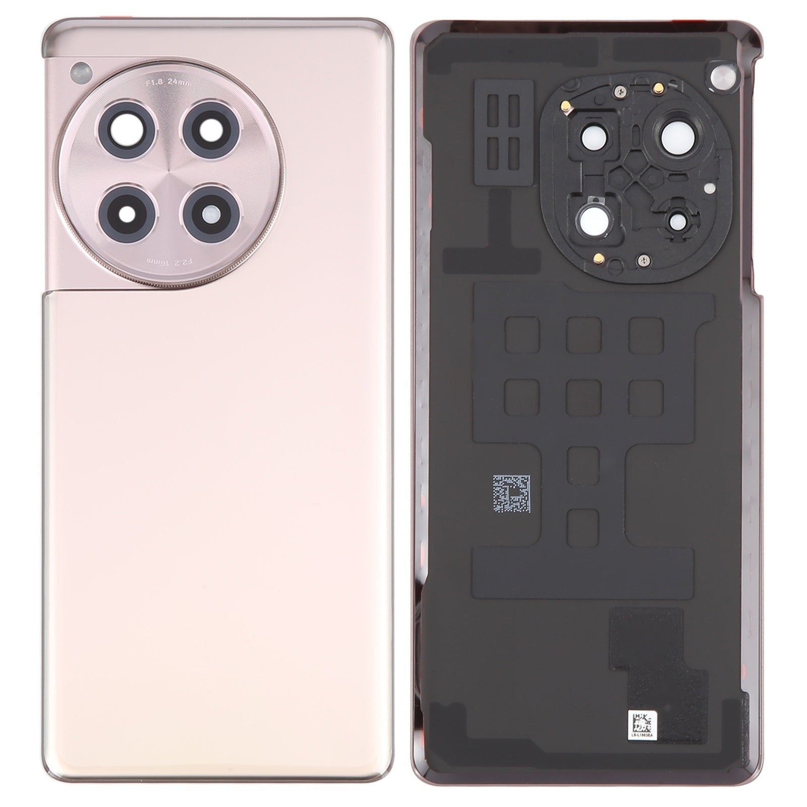 Back Glass Panel with Camera Lens for Oneplus 12R Gold - EGFix