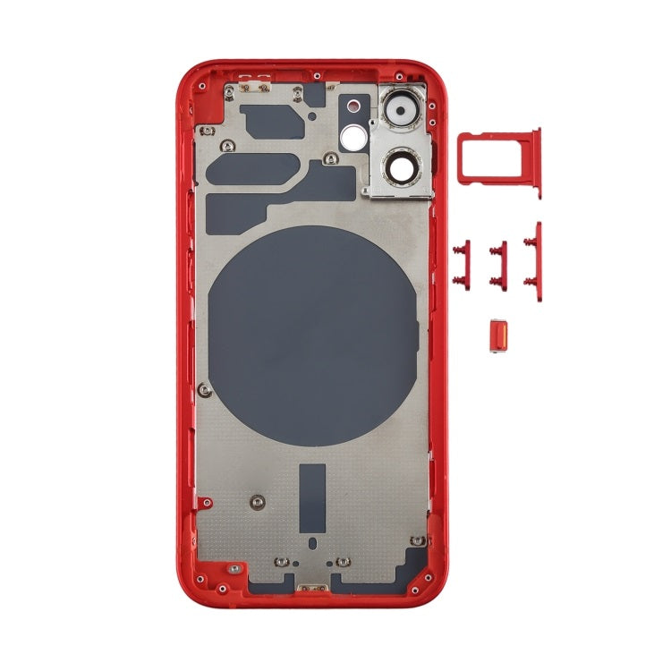 Back Panel Housing Body for Apple iPhone 12 Mini Red