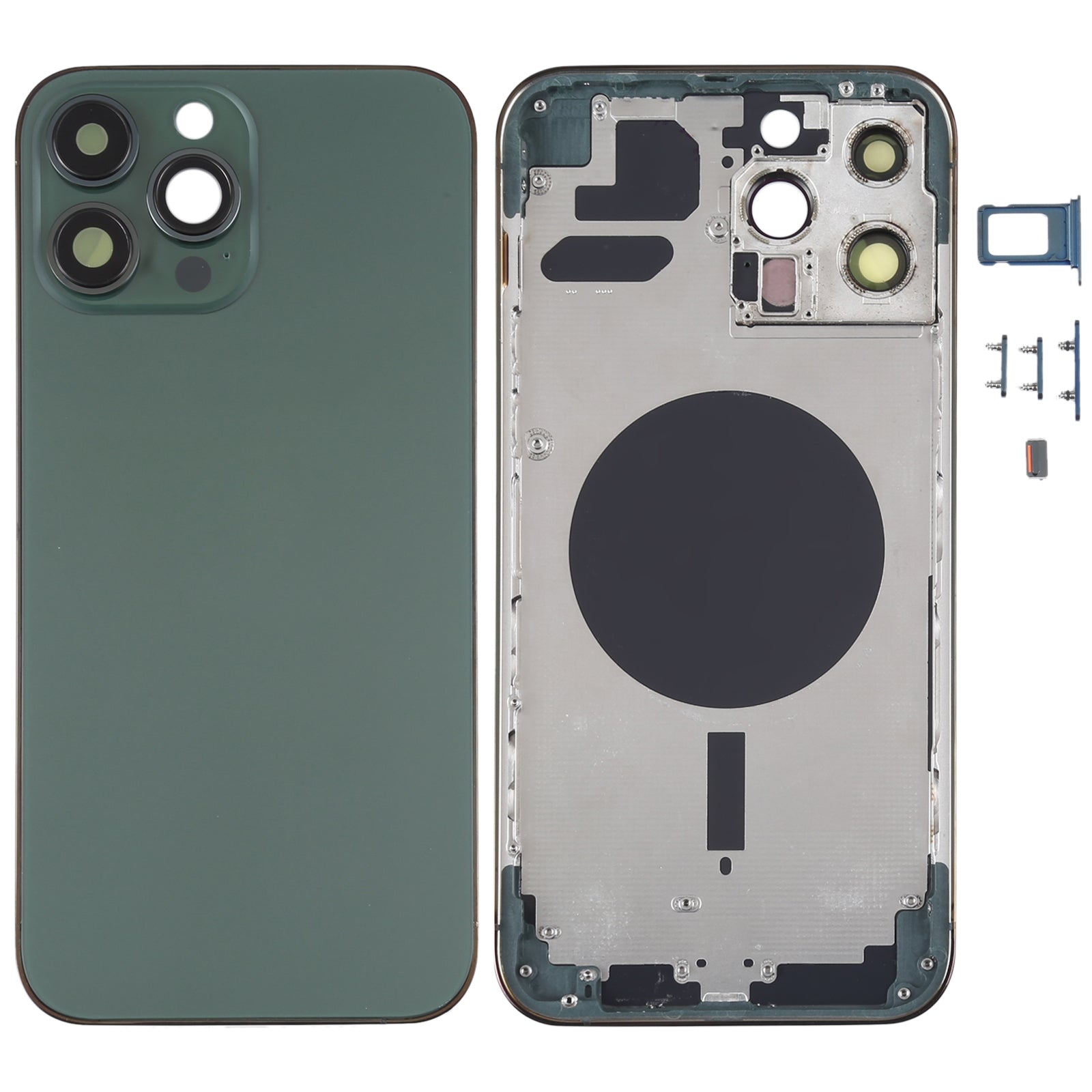 Back Panel Housing Body for Apple iPhone 13 Pro Max Green – EGFix
