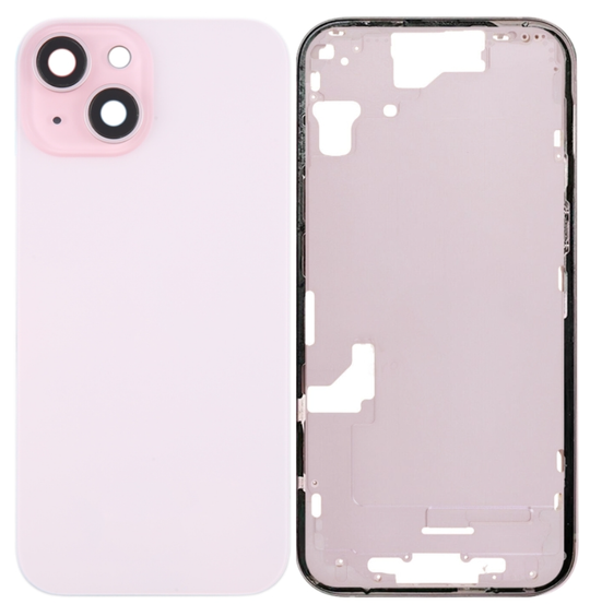 Back Panel Housing Body for Apple iPhone 15 Pink – EGFix