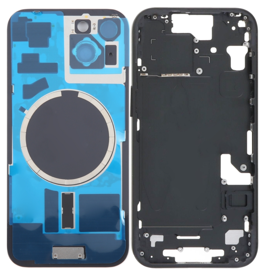 Back Panel Housing Body for Apple iPhone 15 Plus Black