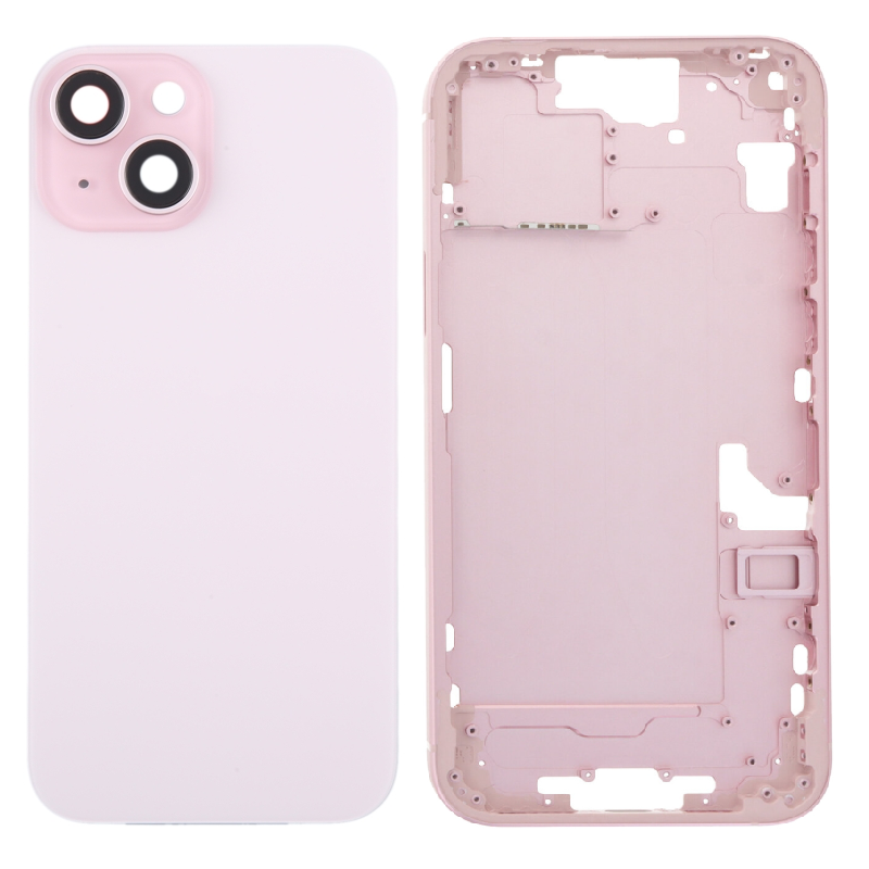 Back Panel Housing Body for Apple iPhone 15 Plus Pink