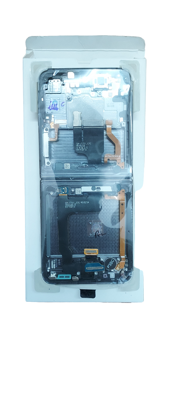Internal OLED Display Screen for Samsung Galaxy Z Flip 4 5G Graphite Foldable with Frame - EGFix