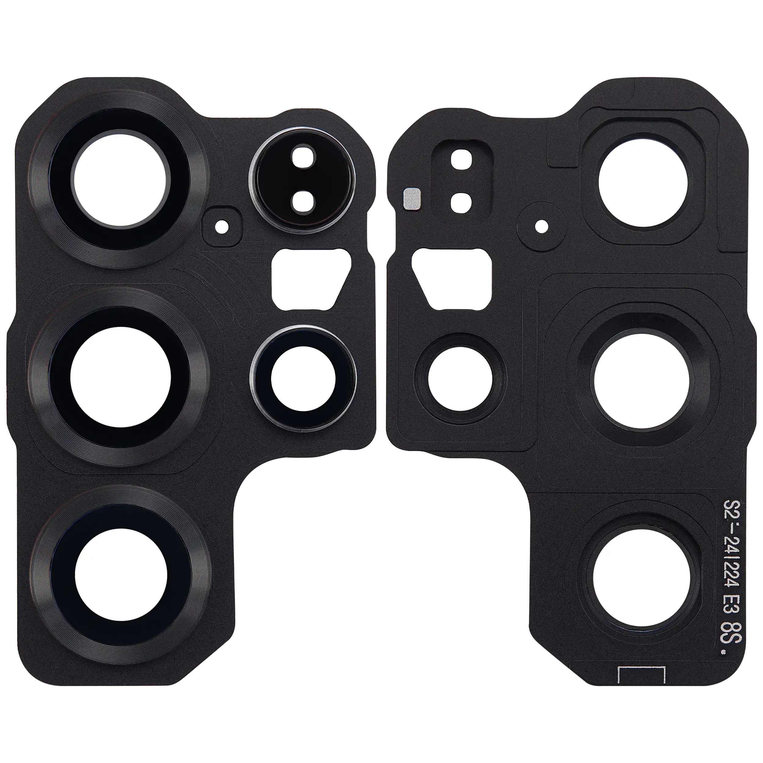 Camera Lens for Samsung Galaxy S25 Ultra with Frame Silver