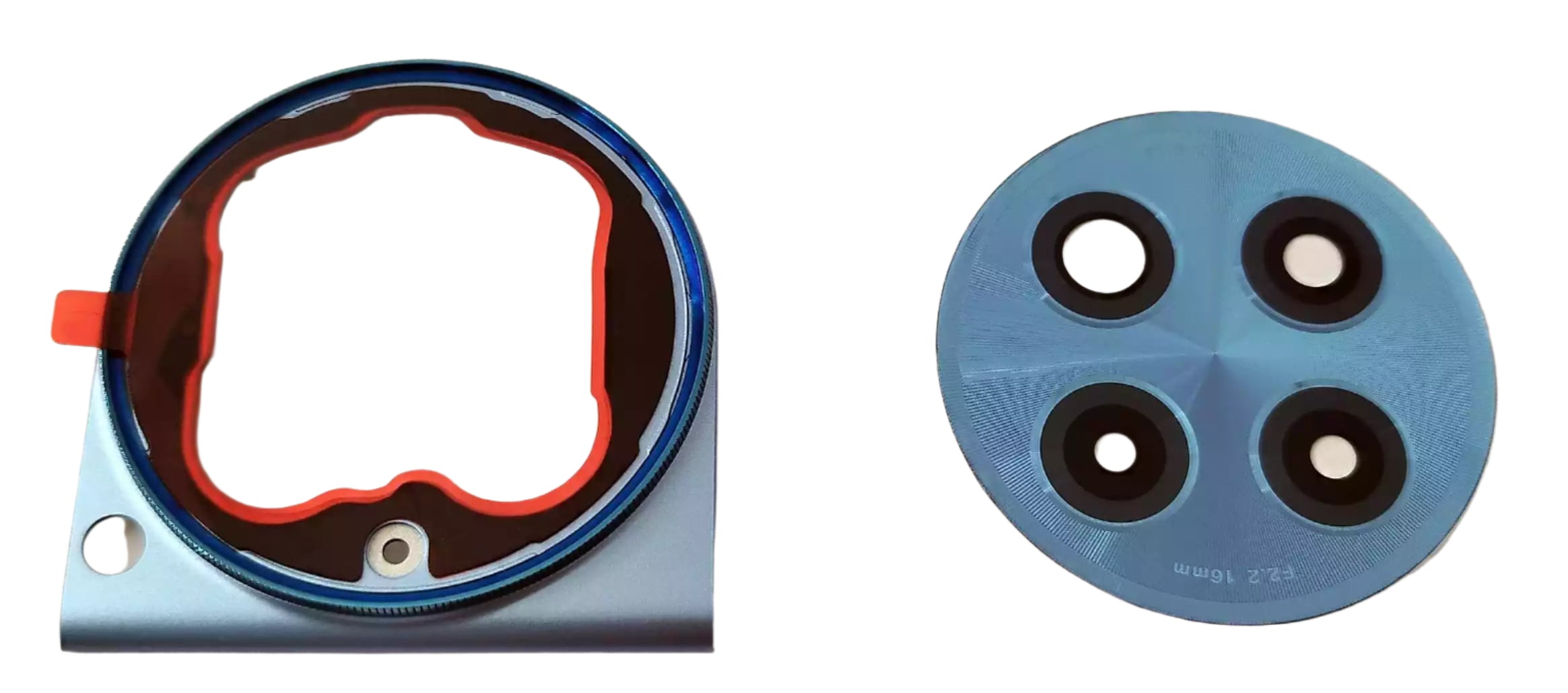 Camera Lens Glass for Oneplus 12R Blue with Frame - EGFix