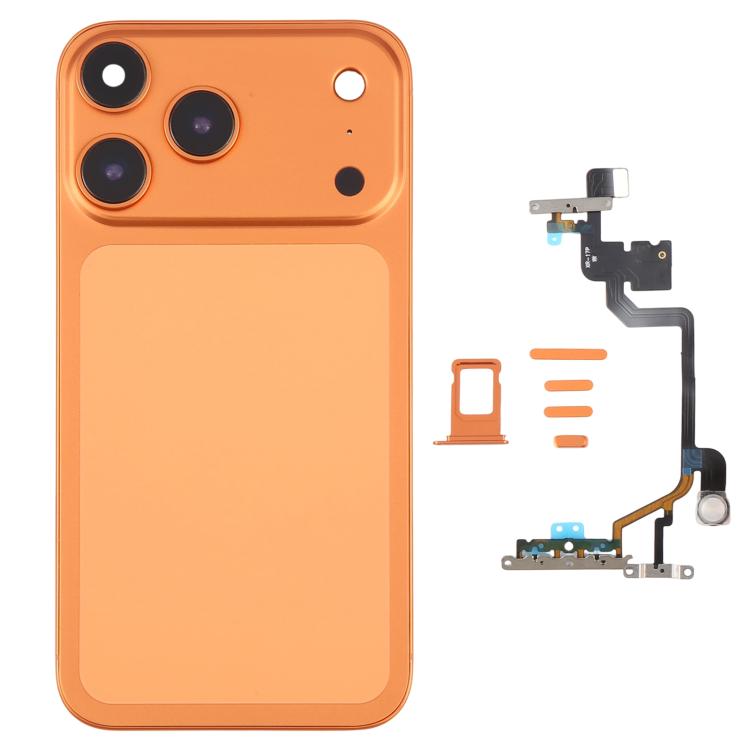 Converter Back Panel Housing Body for iPhone XR to iPhone 17 Pro Orange