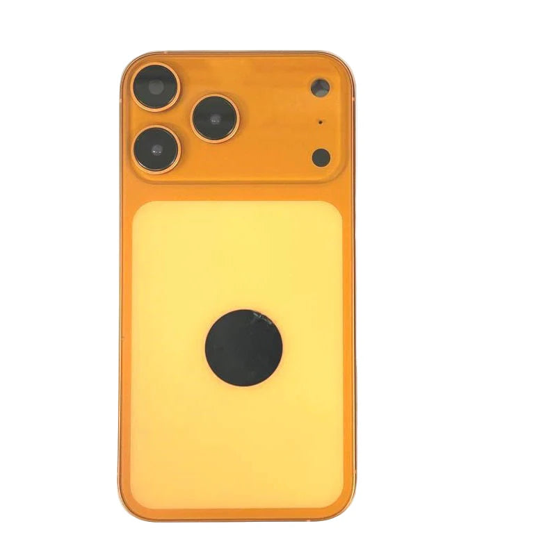 Converter Back Panel Housing Body for iPhone XR to iPhone 17 Pro Orange